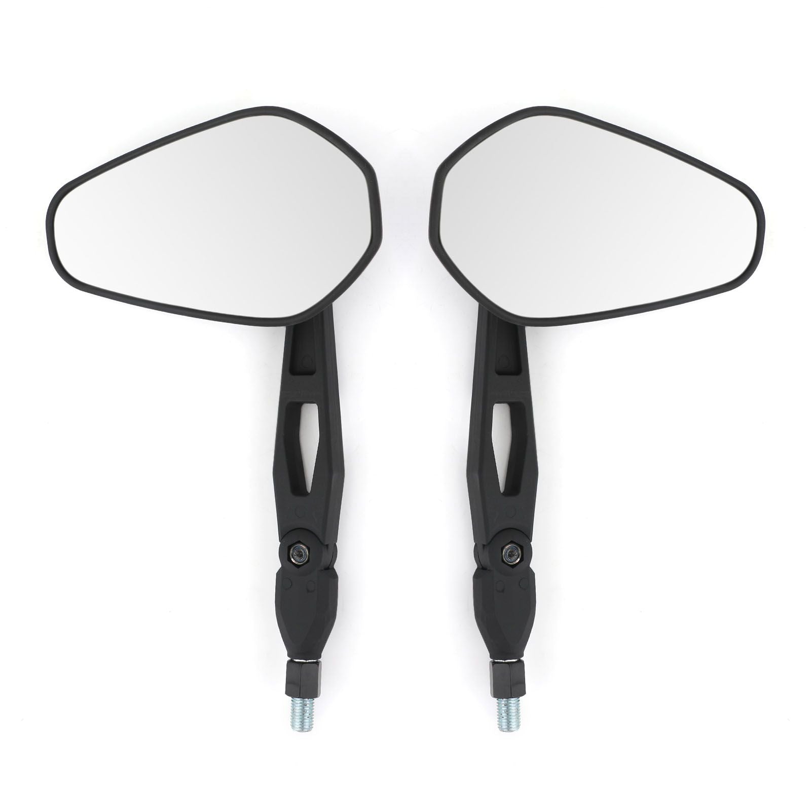 New Nylon M10 10Mm Rearview Side Mirrors Pair For Motorcycle Motorbike Custom Generic