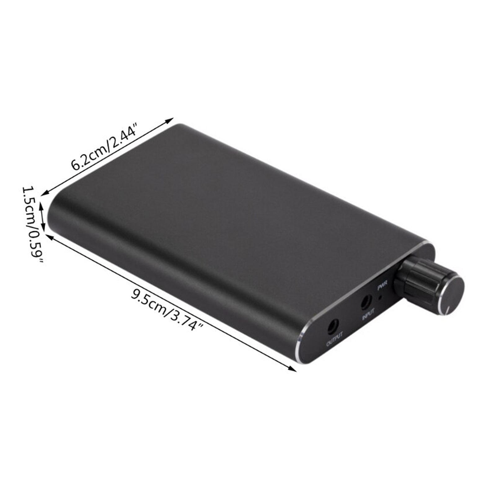 HIFI Headset Amplifier Companion Walkman Portable Adjustable AMP 3.5mm AUX Port