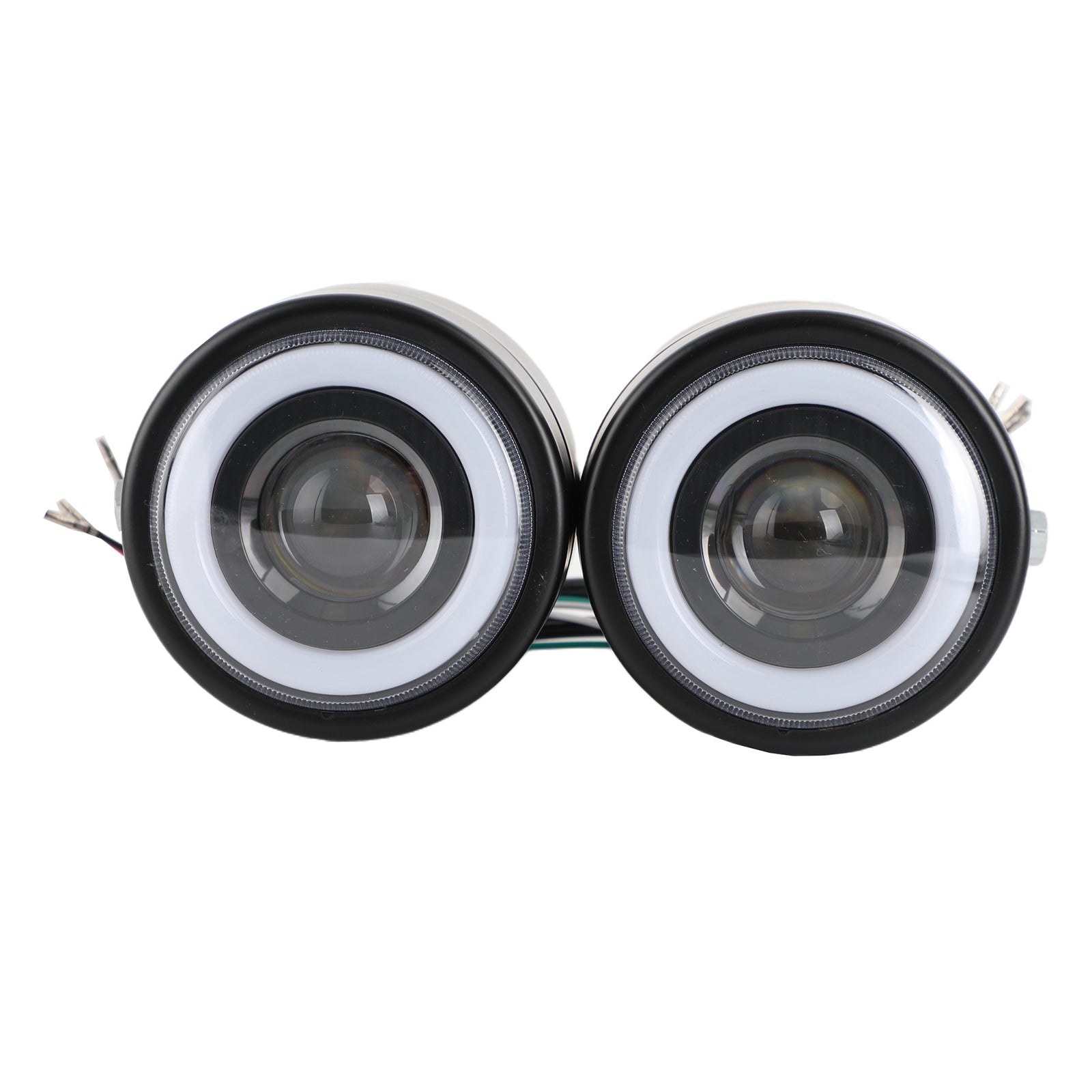 4.33인치 트윈 듀얼 LED 헤드라이트 유니버설 초퍼 바버 카페 레이서 오토바이 일반