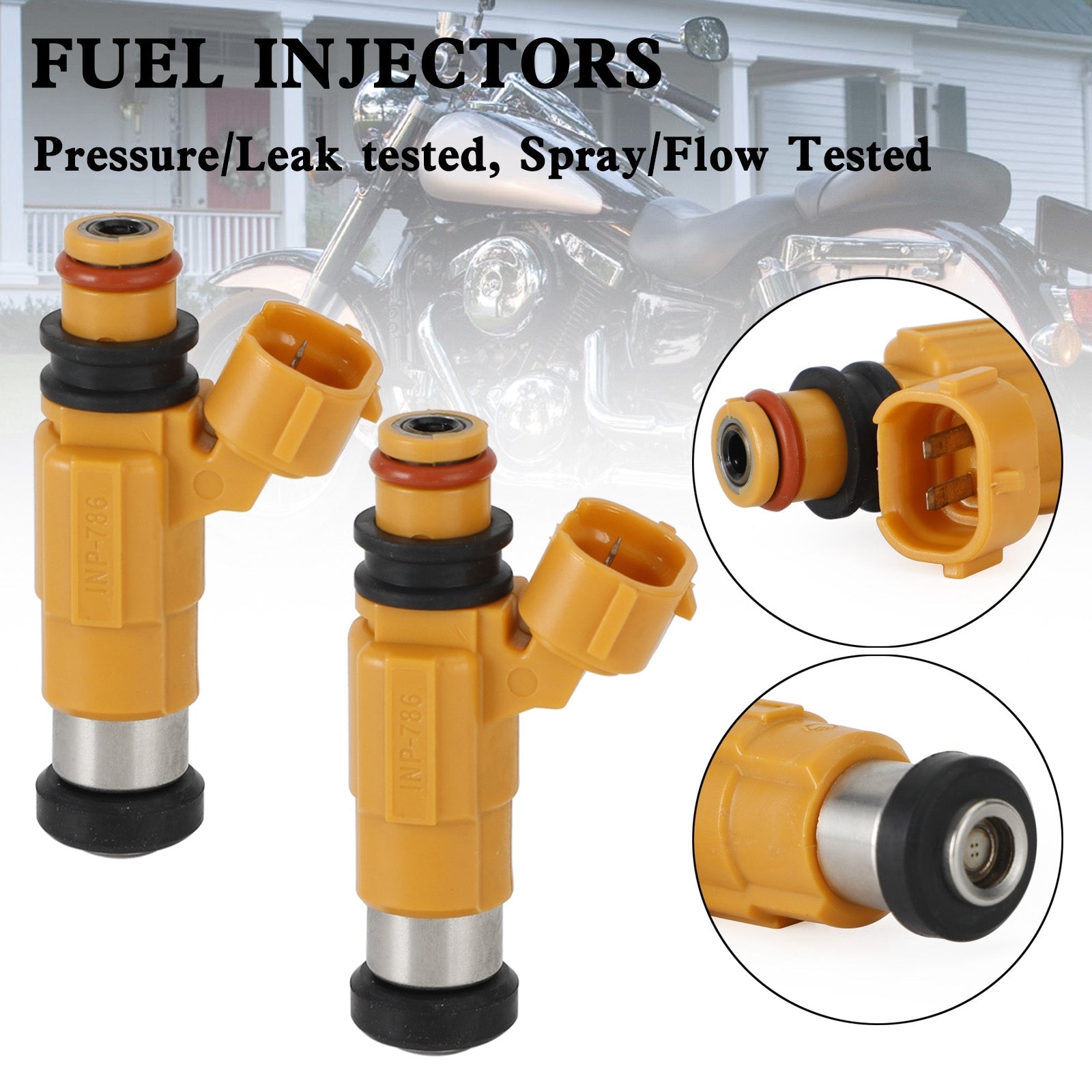 2PCS Kawasaki 2000-2008 Vulcan 1500 1600 PN 49033-1057 Fuel injectors INP-786