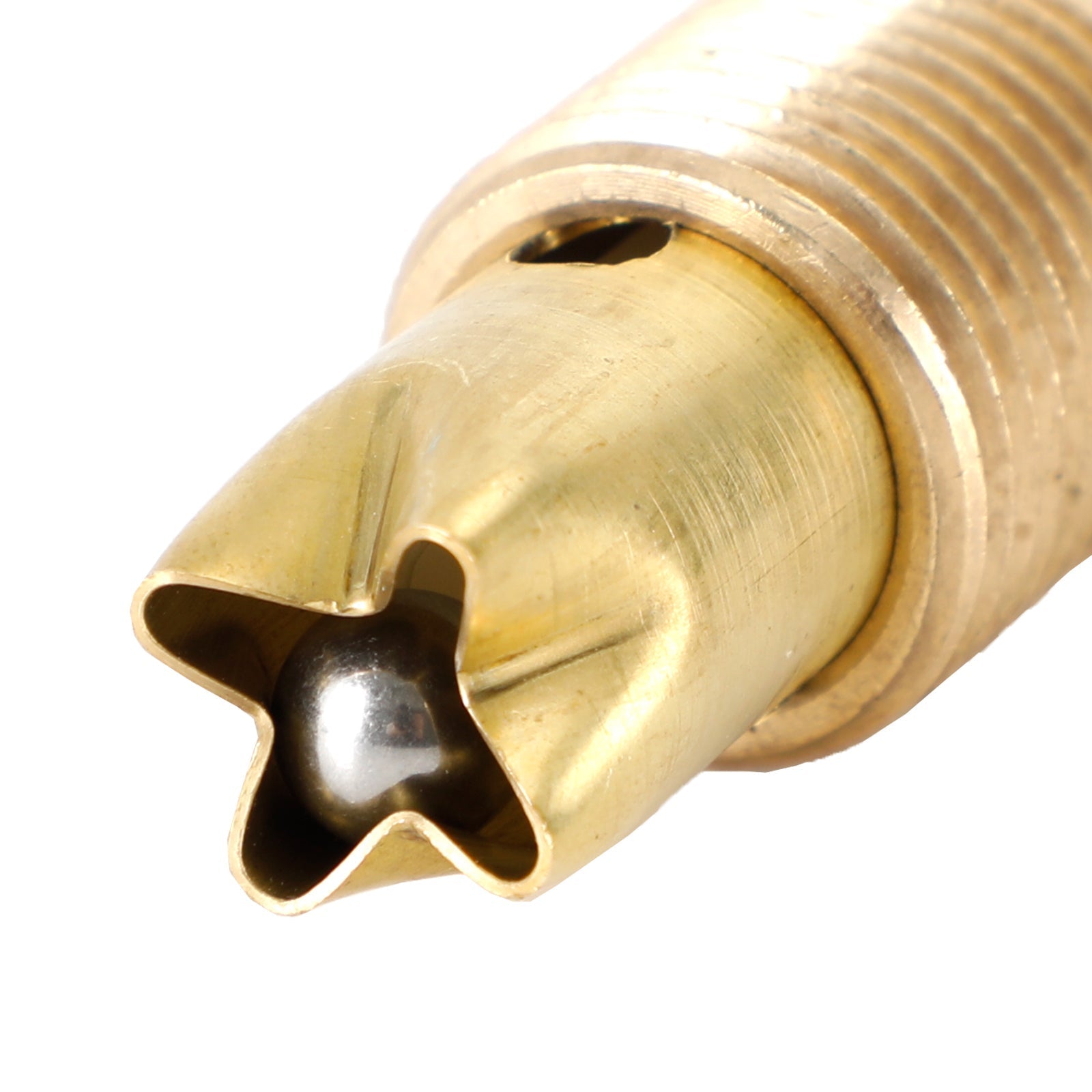 TEMCO 1/2" NPTF Fuel Brass Roll-Over / Tip Over Gas Tank Rollover Safety Vent Valve Assembly 5/16 Hose