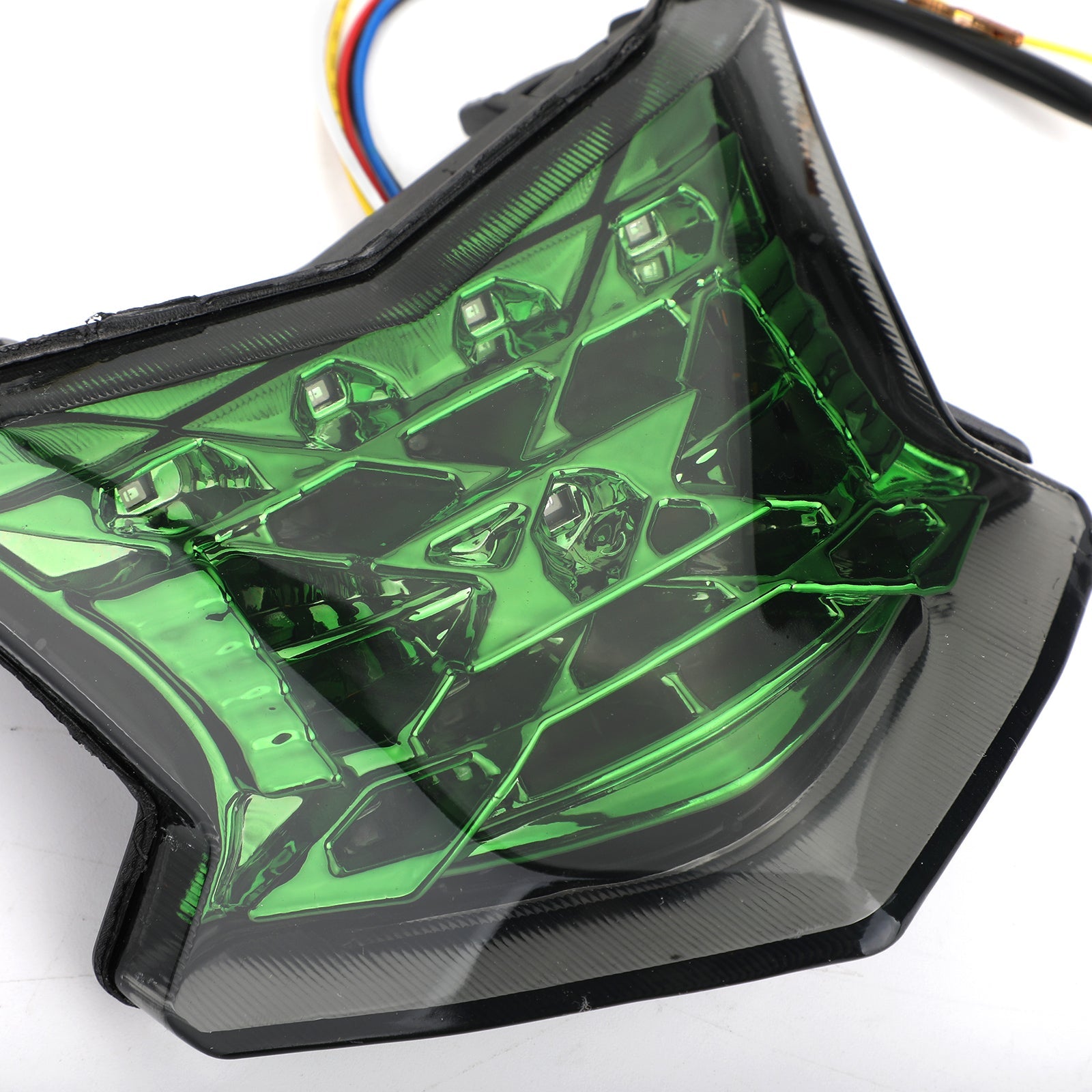 LED Brake Turn Signals Taillight For Kawasaki Z650 Ninja 650 Z900 17-24 Silver Generic