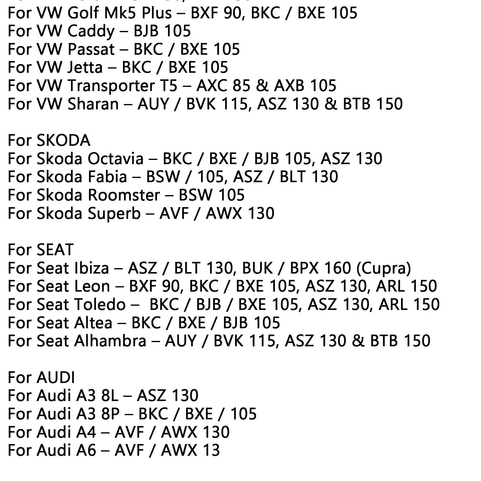 57mm Valve TDI 1.9 Performance Replacement Pipe 1.9 TDI 130/160 For VW