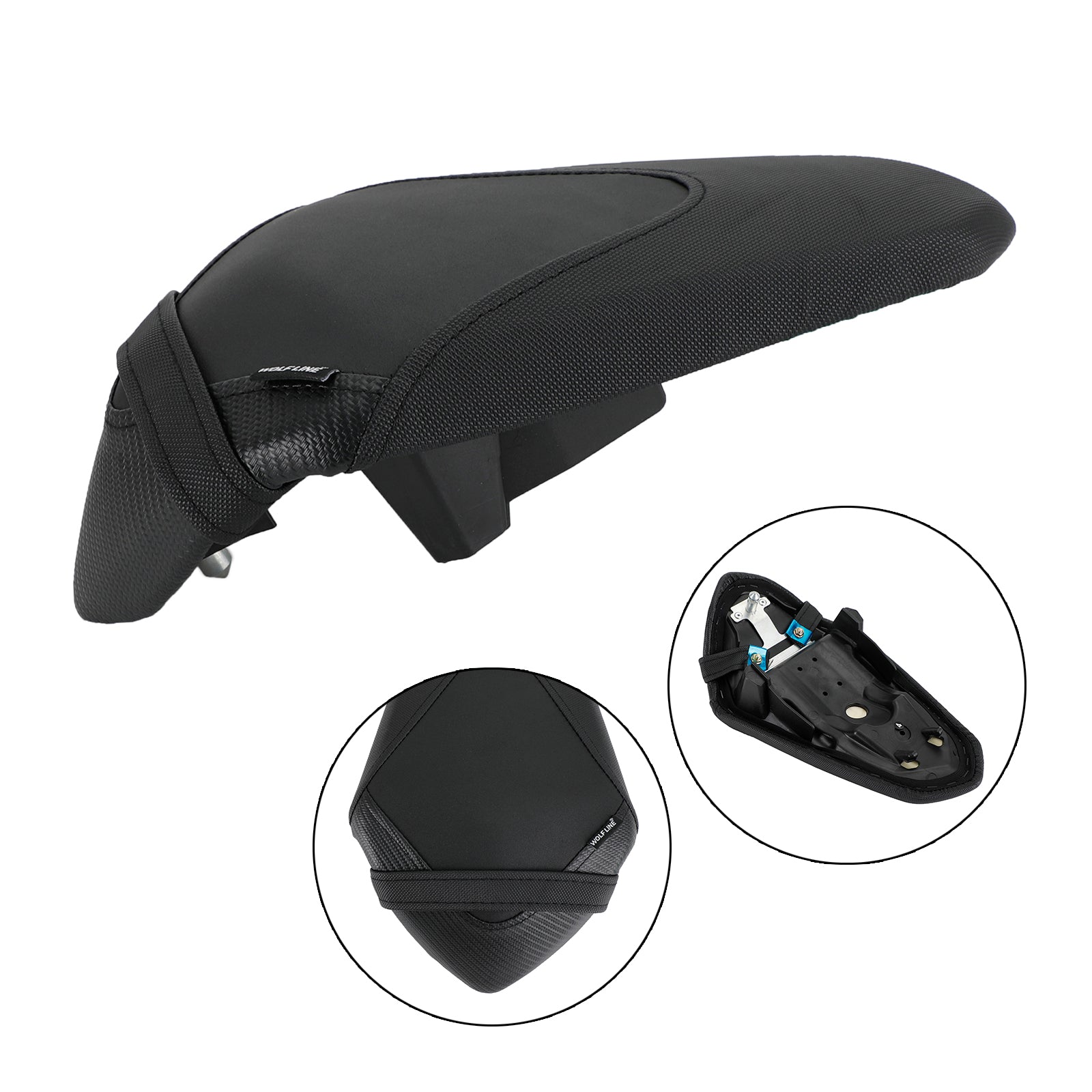 2018-2022 KAWASAKI Ninja 400 Z400 Rear Passenger Seat Cushion Thicken Pu Flat