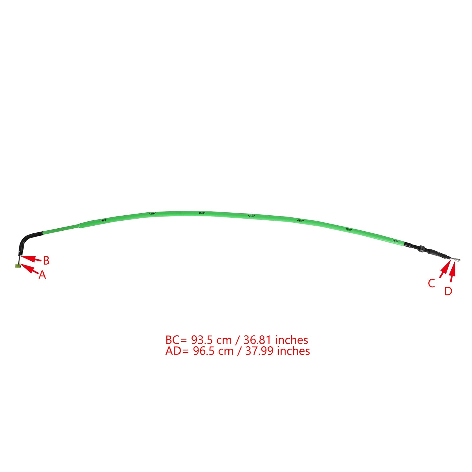 Motorcycle Clutch Cable Replacement fit for Kawasaki NINJA 400 2018-2020 Generic