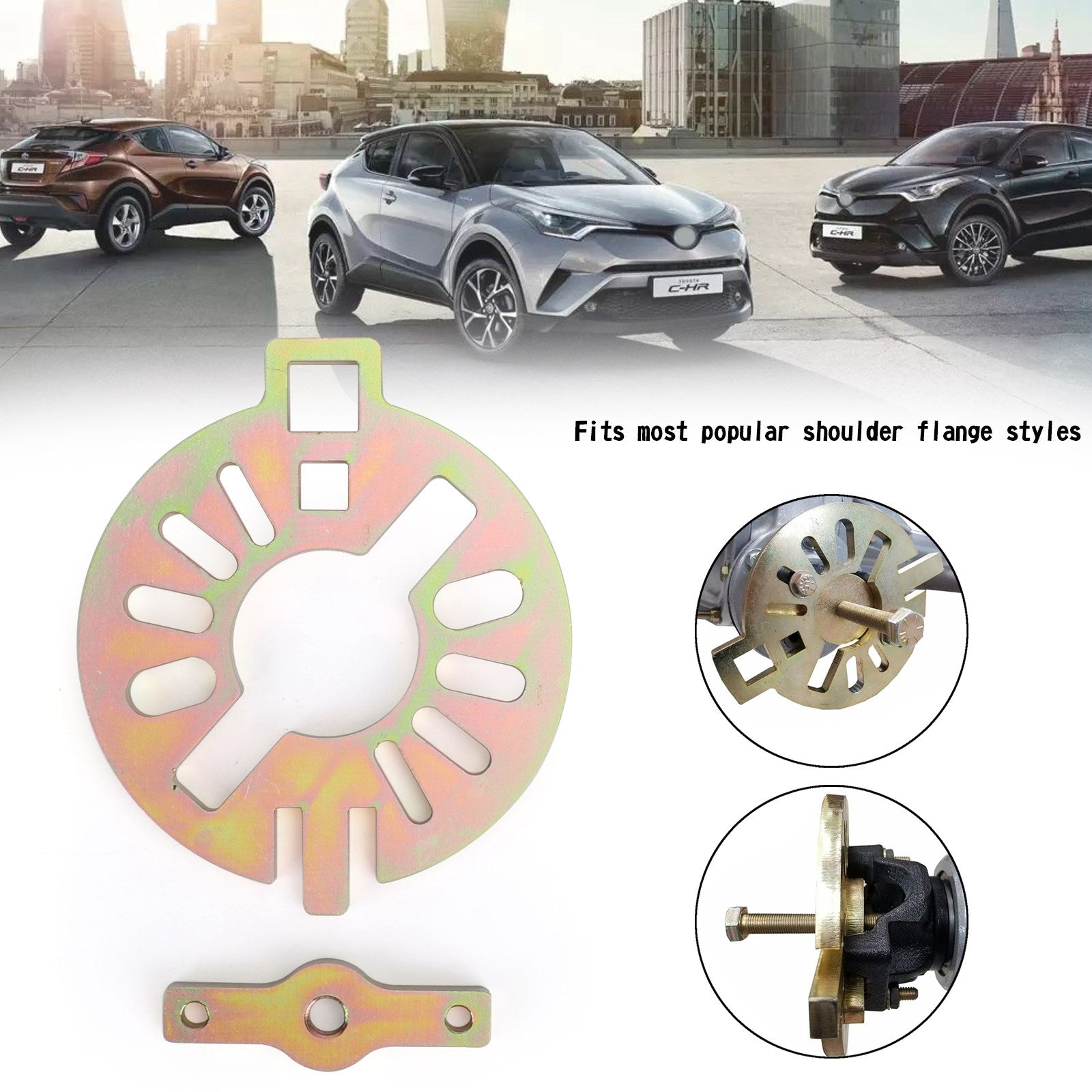 피니언 플랜지 홀딩 툴 홀더 요크 렌치 링 리어 엔드 액슬 너트