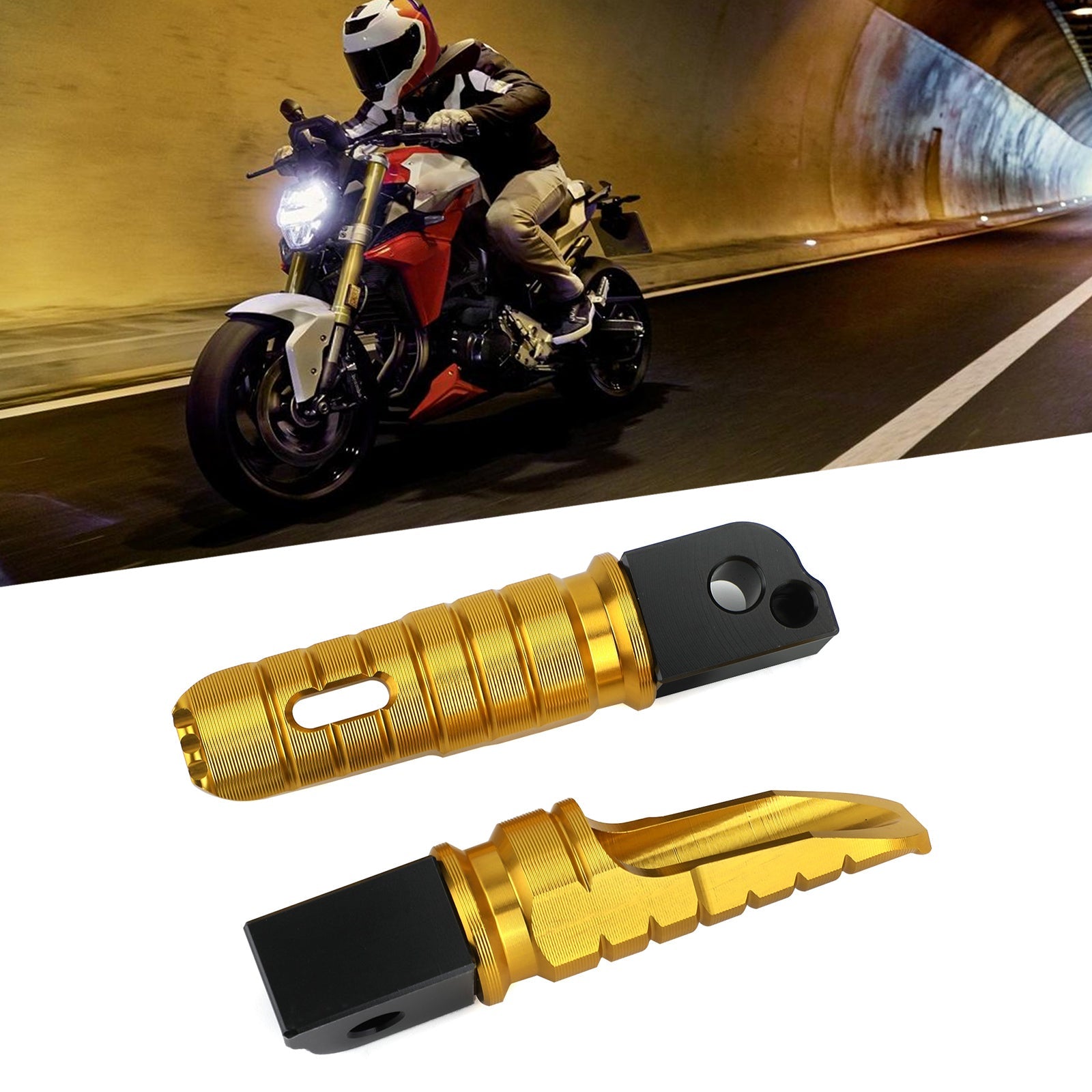 Rear Footrests Foot Peg for BMW R NINET F900R F900XR R1200R R1200RS R1250R Generic