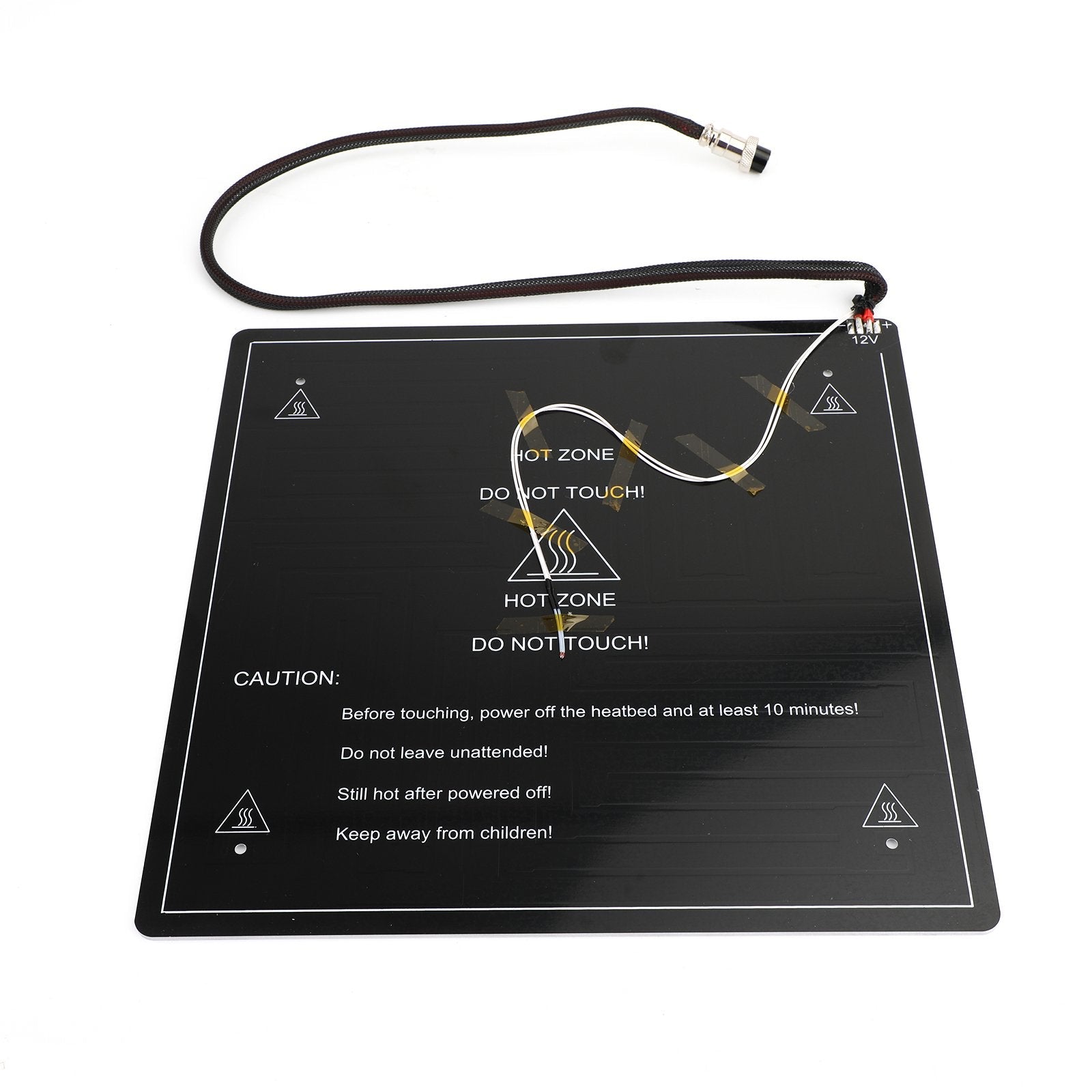 310x310x3mm Impresora 3D Cama de calor de aluminio de 12V con cable para Creality CR10 CR10S