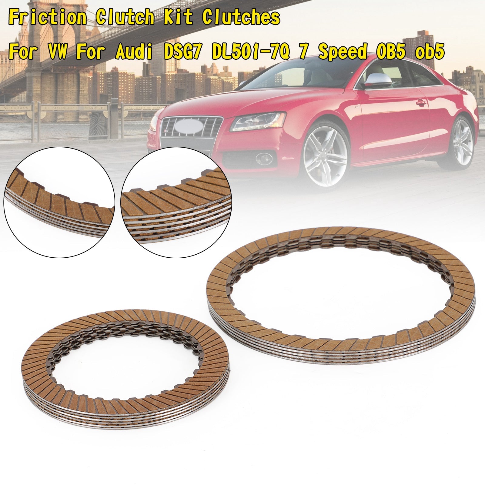 VW용 마찰 클러치 키트 클러치 Audi DSG7 DL501-7Q 7단 0B5 ob5 일반