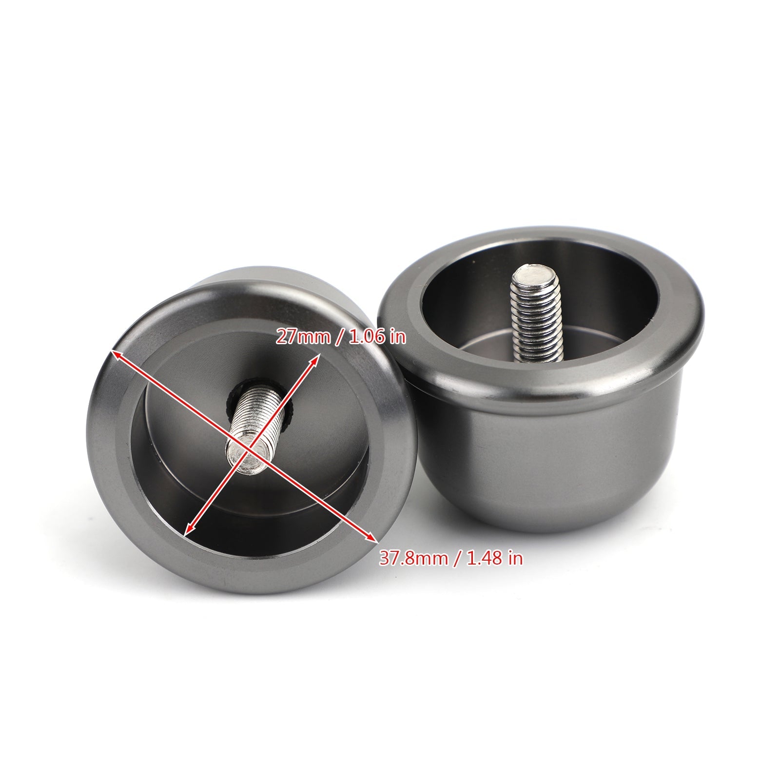 Par de tapas de extremo de barra CNC para Triumph Bonneville T100 T120 Street Twin Cup 2016-2020 genérico