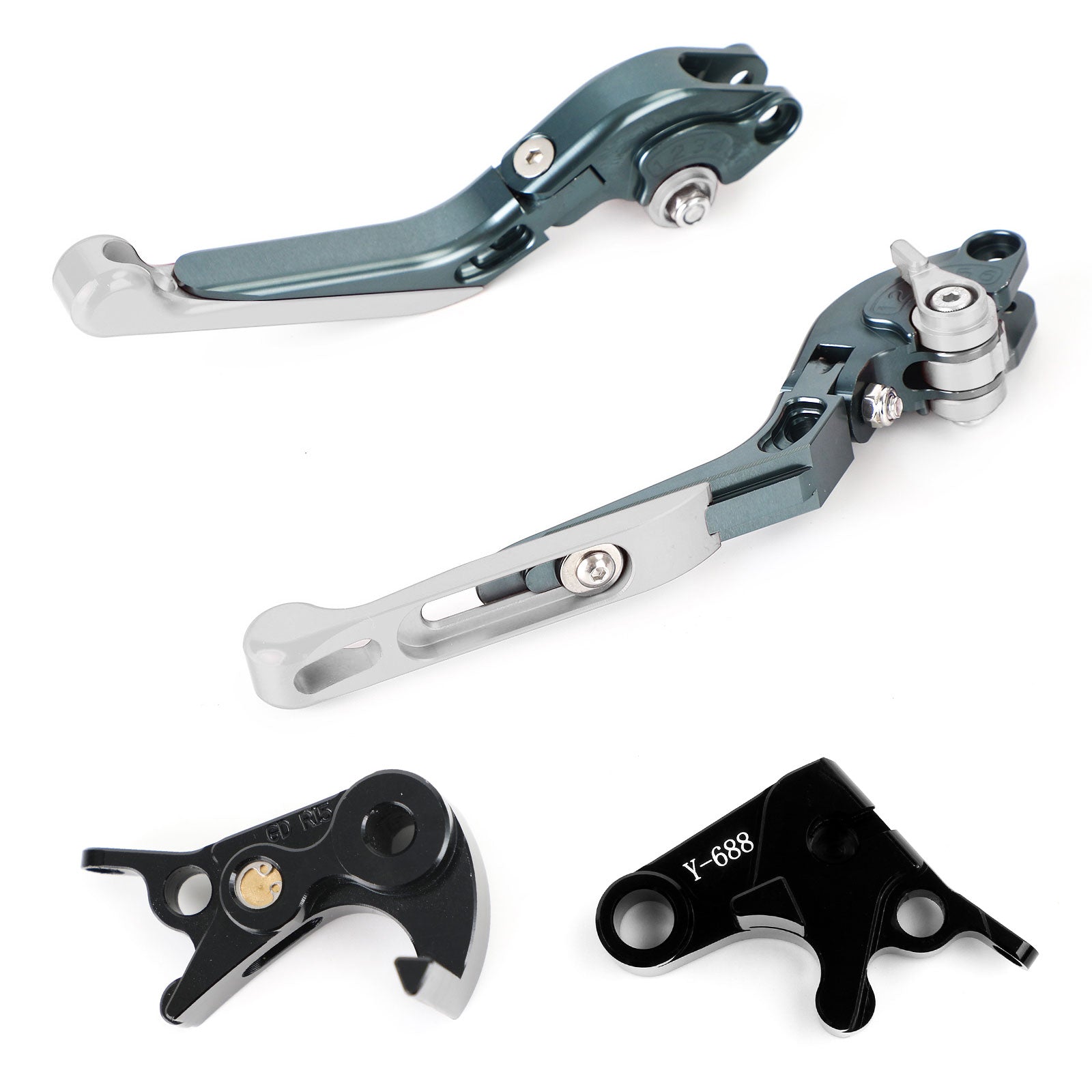 야마하 MT-09 트레이서 900/GT 21-22 YZF R6 17-20 제네릭용 조절식 클러치 브레이크 레버