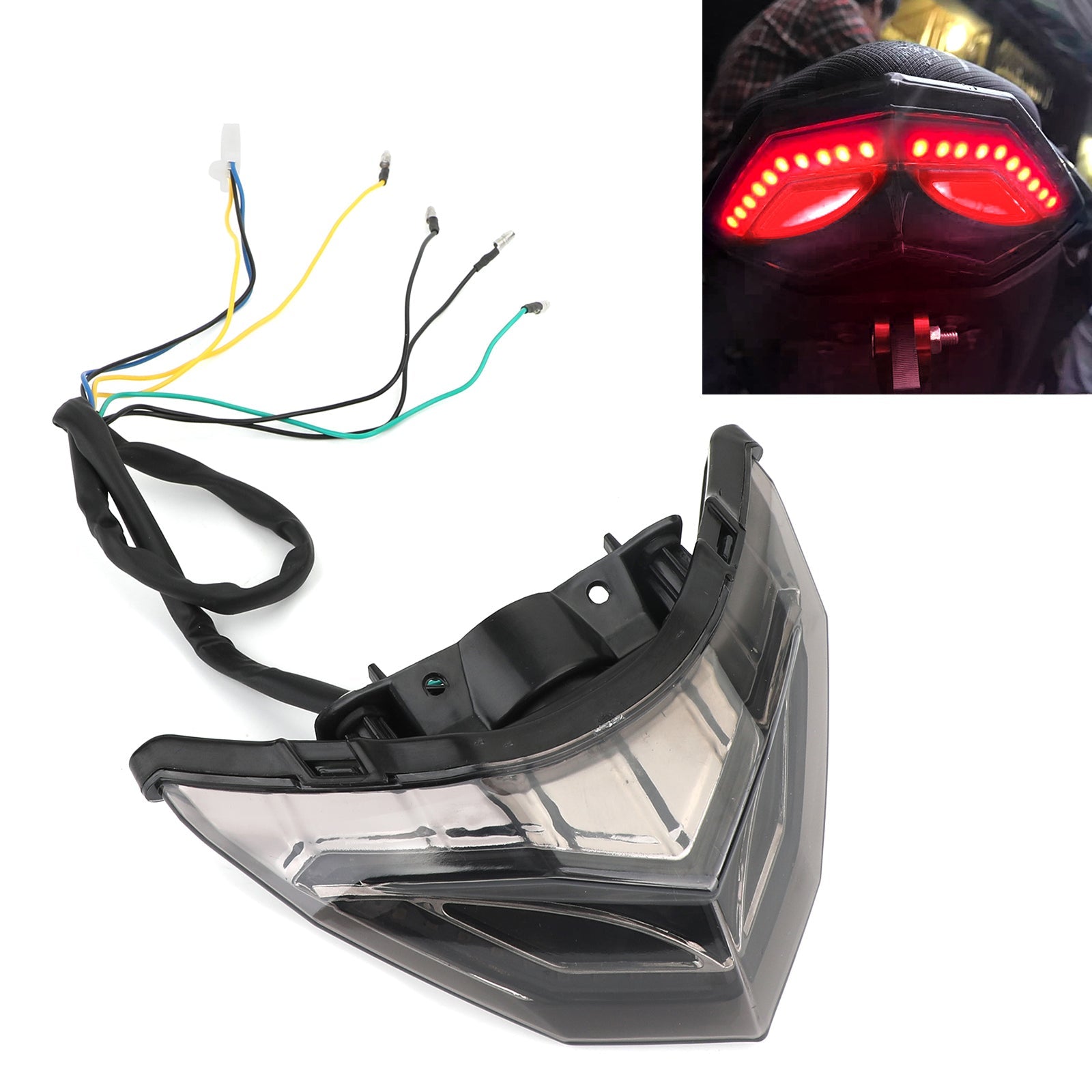 KAWASAKI Ninja 250 300 2013-2017용 후방 브레이크 방향 지시등 테일라이트 일반