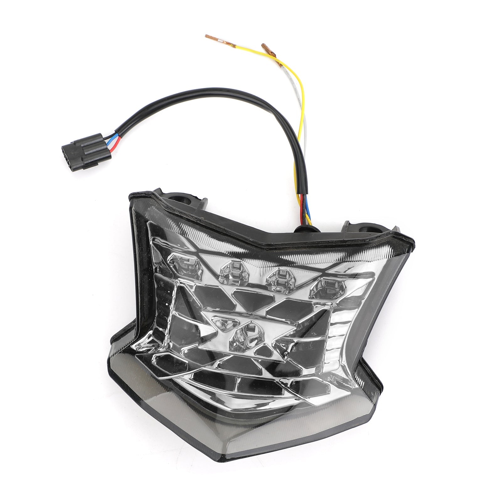 LED Brake Turn Signals Taillight For Kawasaki Z650 Ninja 650 Z900 17-24 Silver Generic