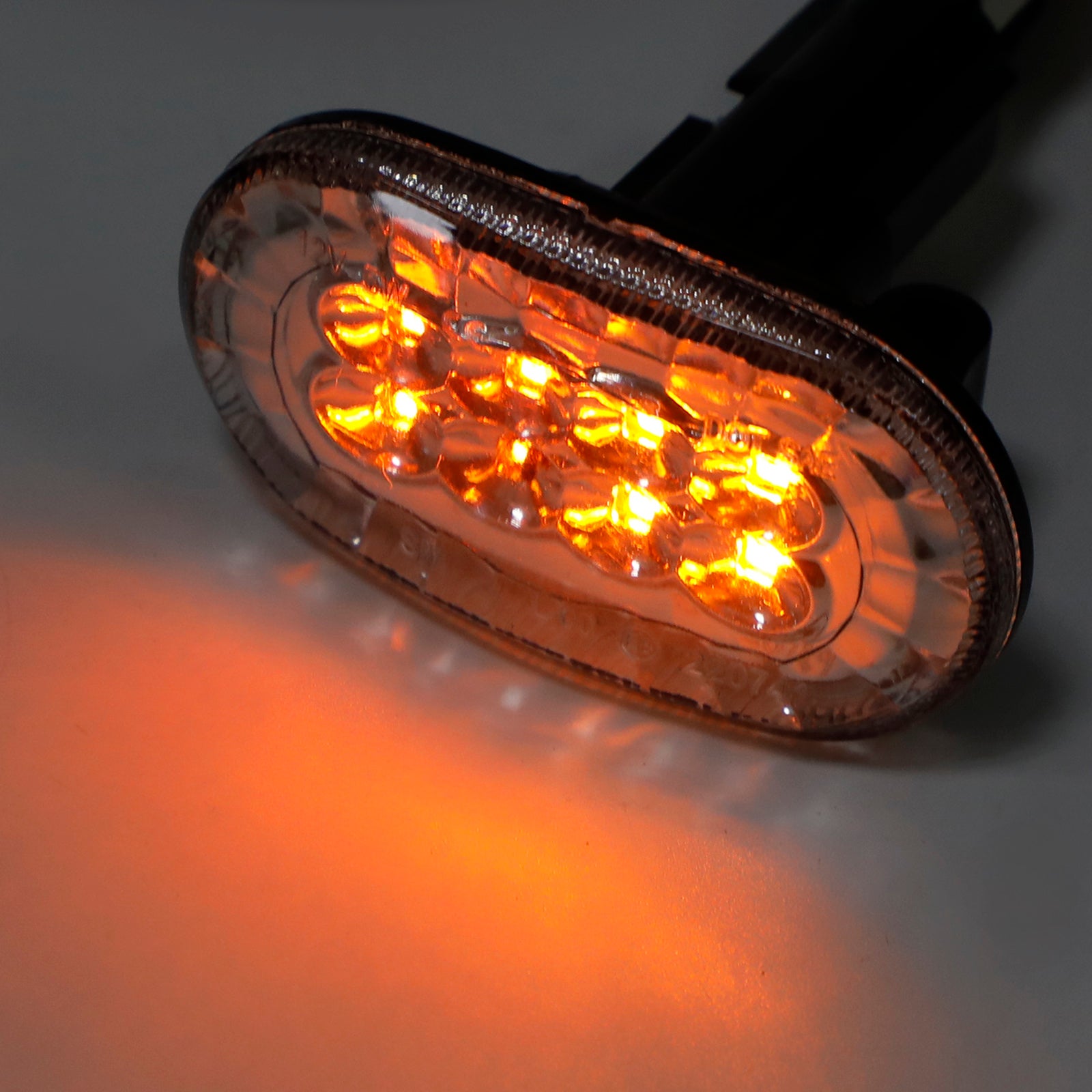 Par de luces de señal de giro de marcador lateral para Suzuki Jimny JB64 JB74 transparente