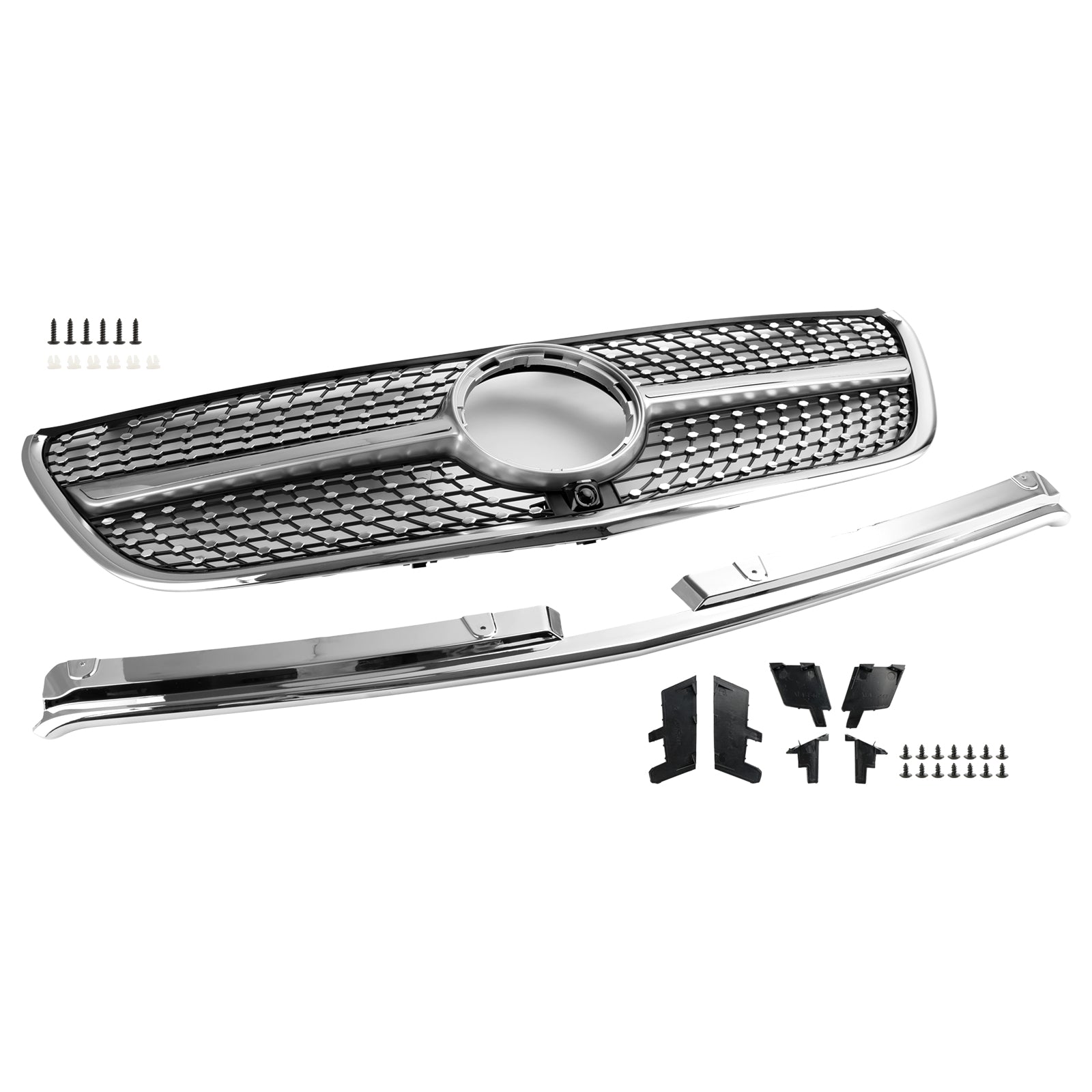 Parrilla de parachoques delantero de diamante para Mercedes Vito W447 2015-2019 GT Stlye