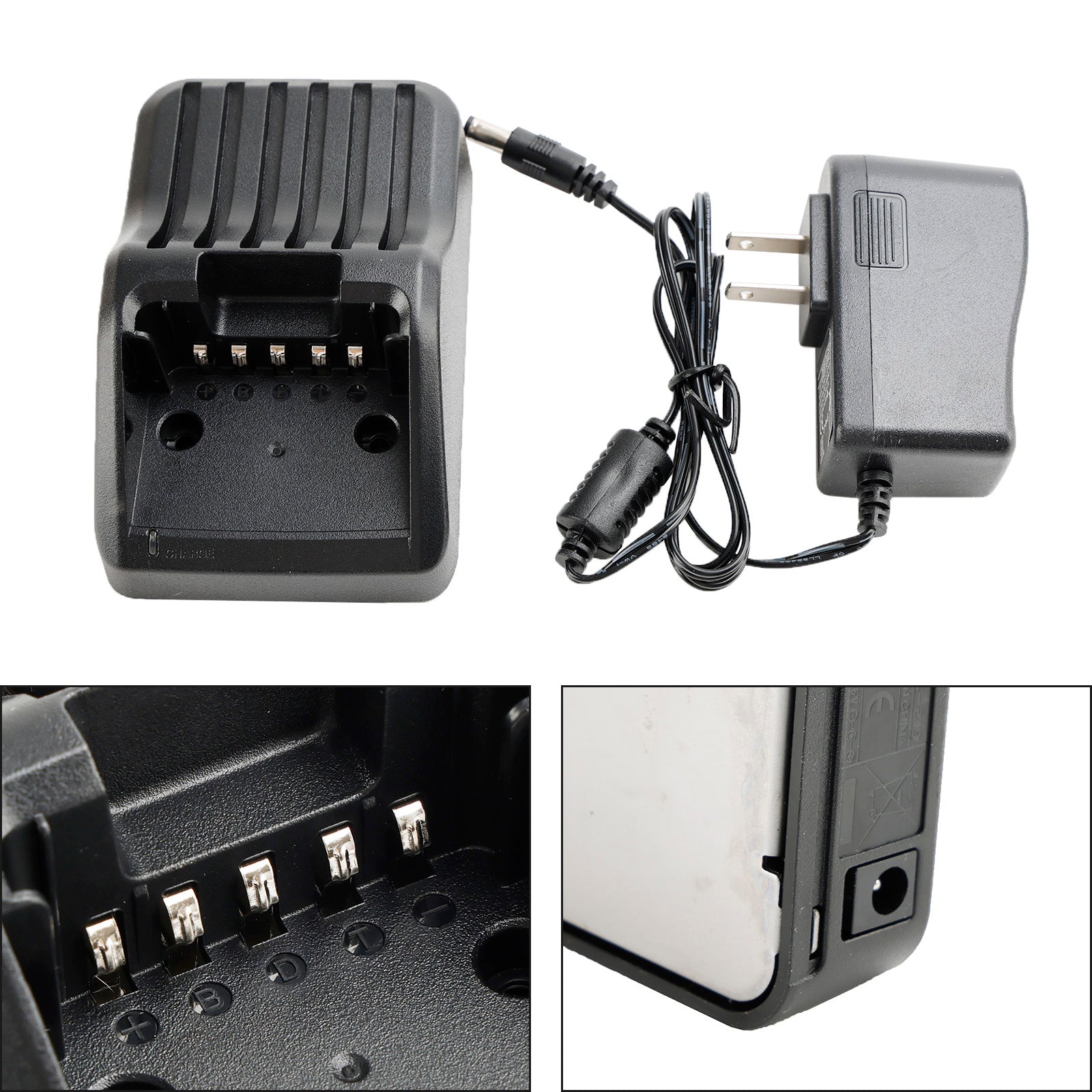 BC-219 충전기 BP-283 배터리 ICOM IC-F3400 F3400F F3400DP용 고속 급속 도크