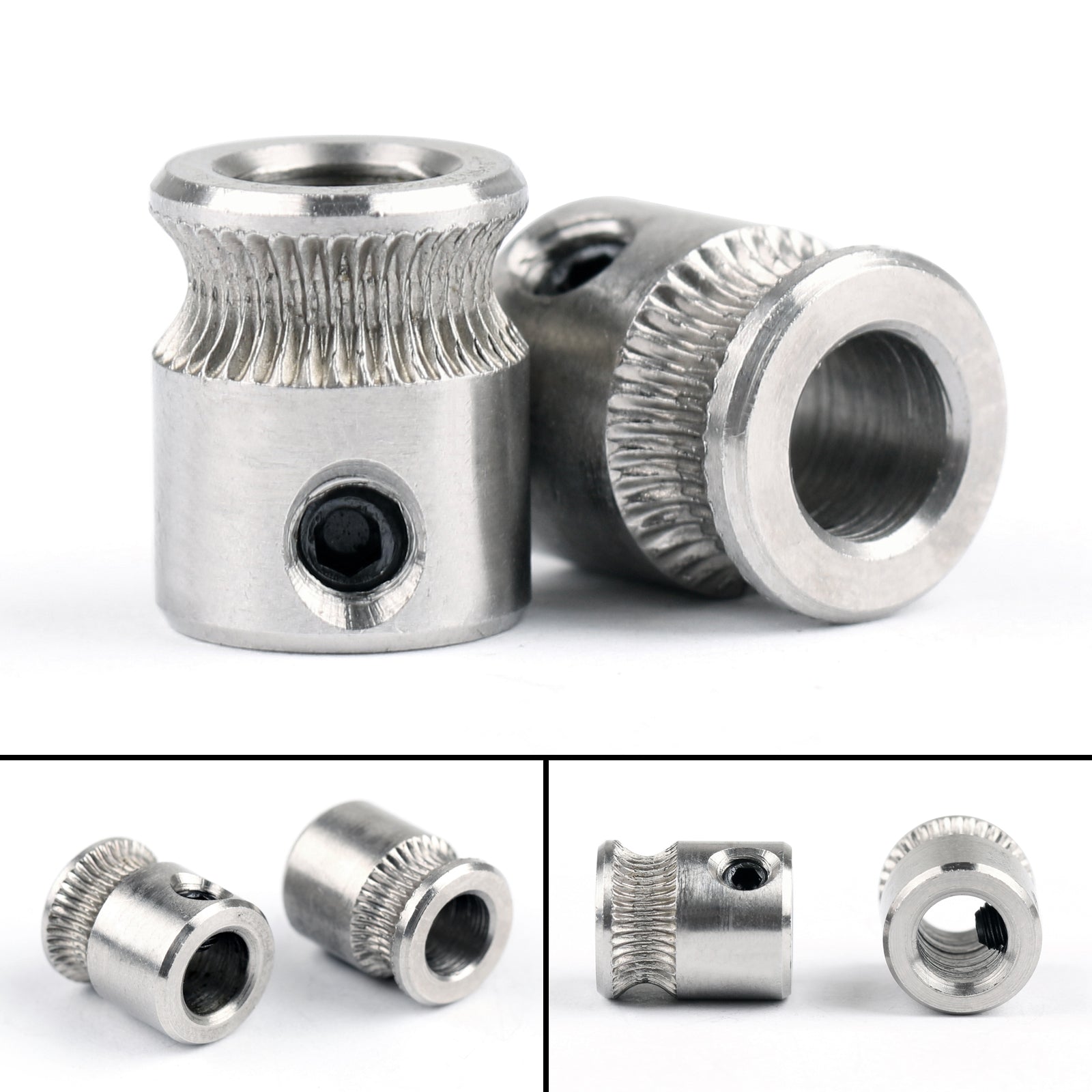 12x MK8 Steel Drive Gear Filament Pulley For 1.75/3.0mm Extruder 3D Printer