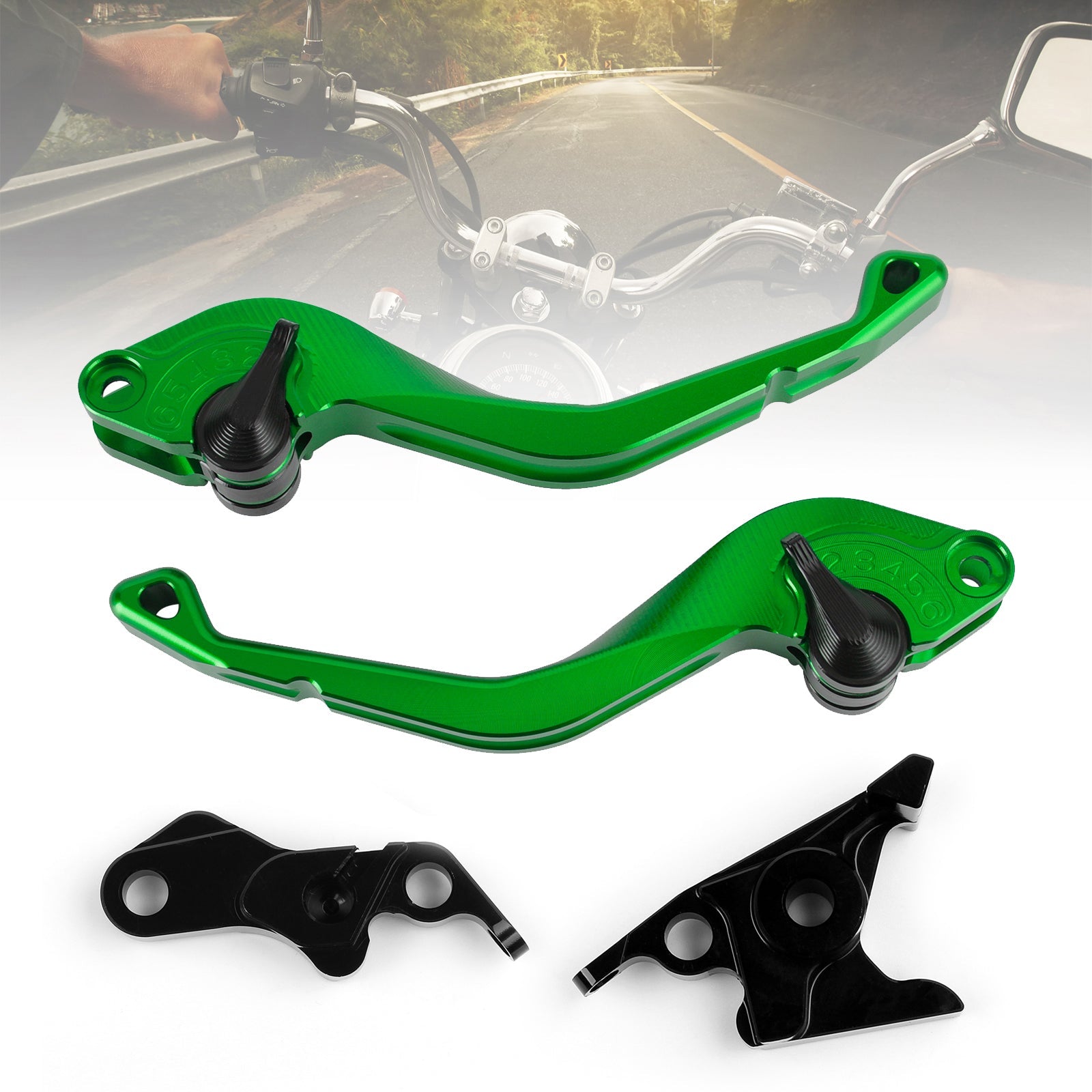 Palanca de freno de embrague corto CNC Hyosung GT250R 2006-2010 GT650R 2006-2009