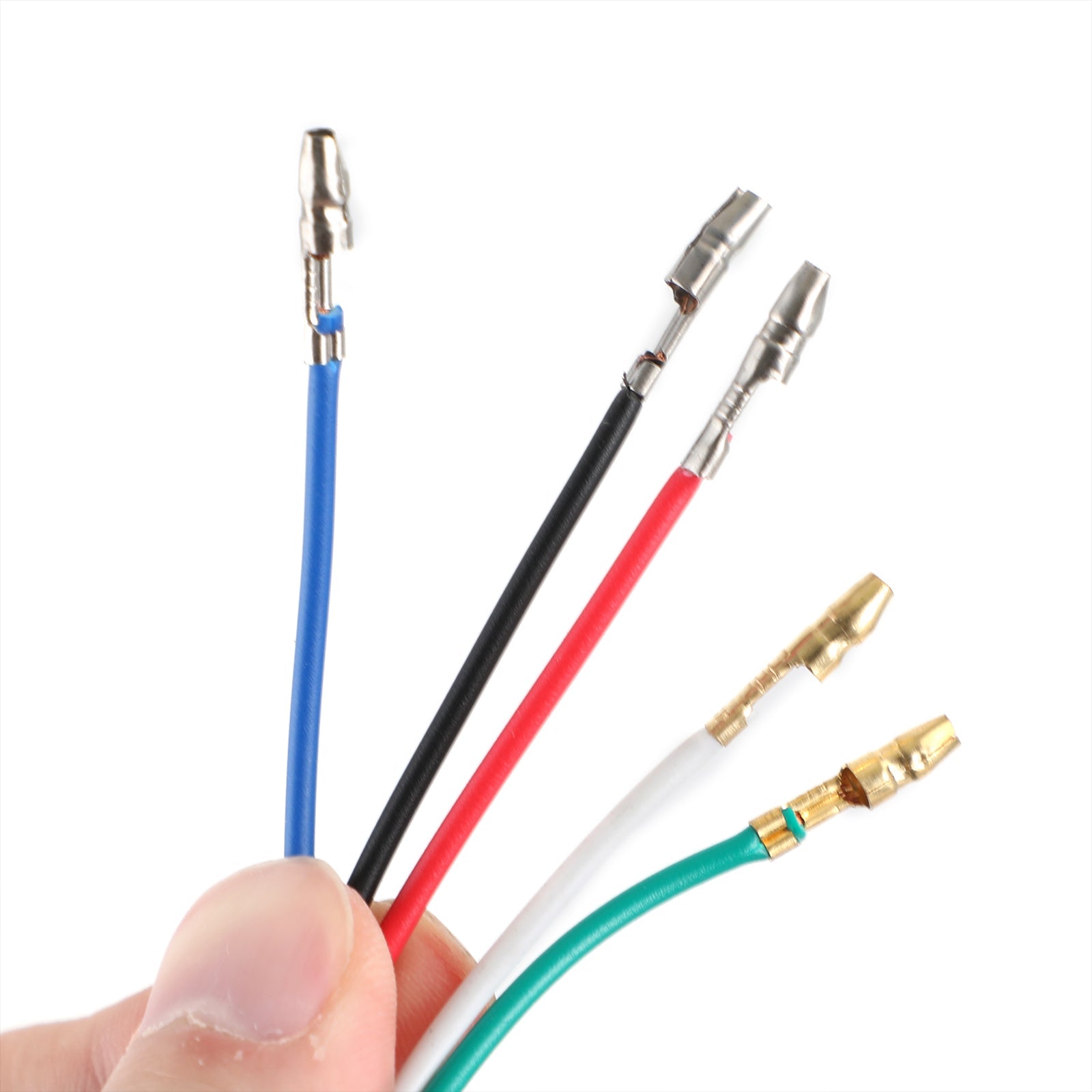 4.33인치 트윈 듀얼 LED 헤드라이트 유니버설 초퍼 바버 카페 레이서 오토바이 일반