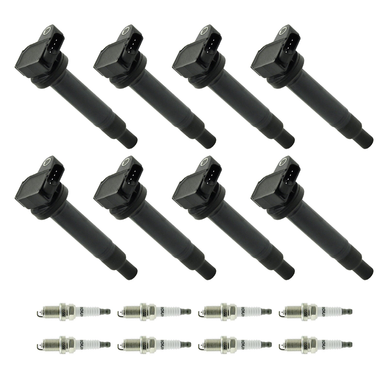 Lexus SC430 2002-2010 4.3L 8PCS Ignition Coil+Spark Plug UF230 UF493 90919-02230