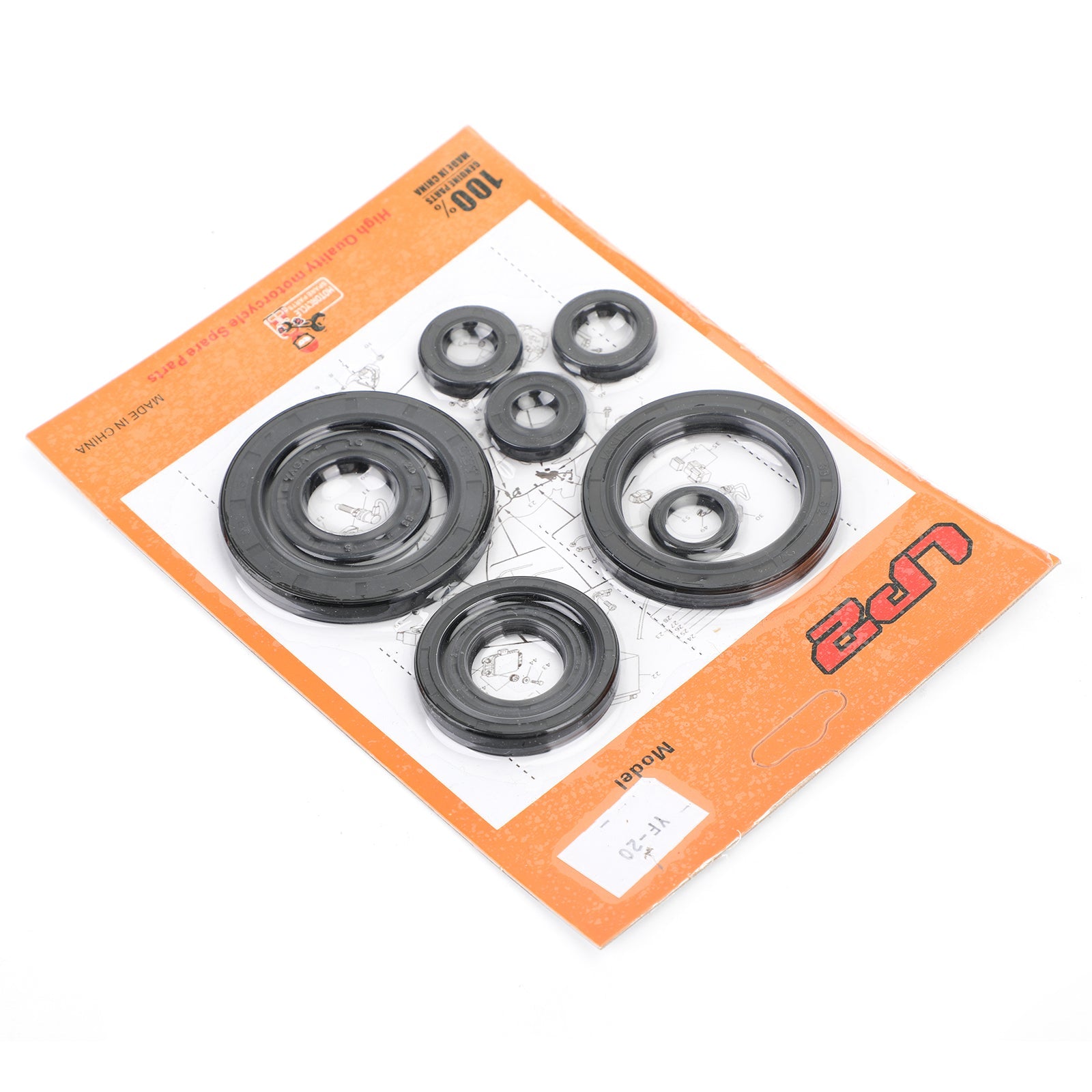 Engine Oil Seal Kit Set 9pcs Seals for Honda CRF450X 2005-2009, 2012-2017 NEW Generic