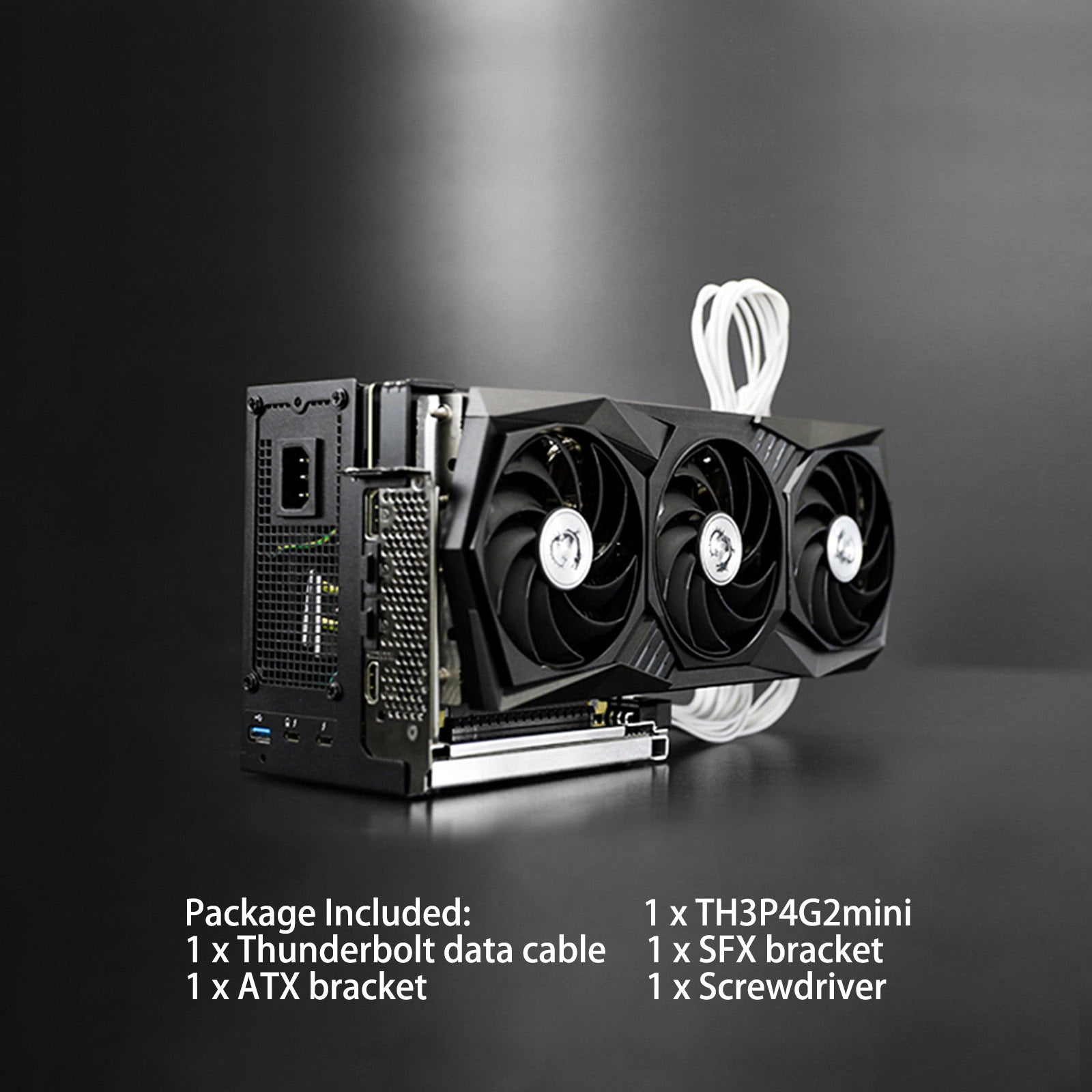 TH3P4G2 mini GPU Dock Graphics Card for Thunderbolt 3 4 Ports USB3.0 Extended with ATX / SFX / FLEX Extended Bracket External Graphics