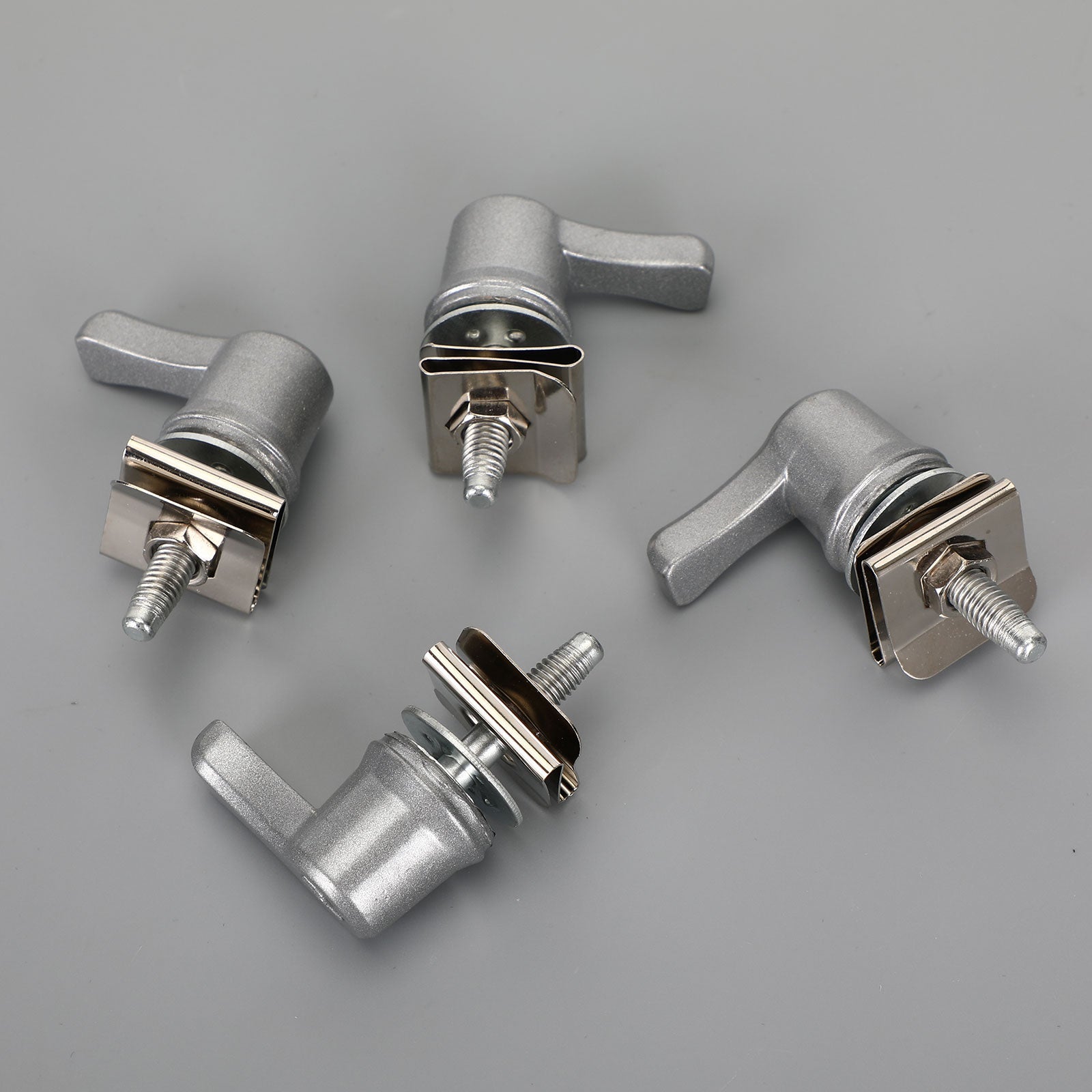 4X 새들백 레버 잠금 볼트 너트 장착 세트 (2001-2020 투어링용) 일반