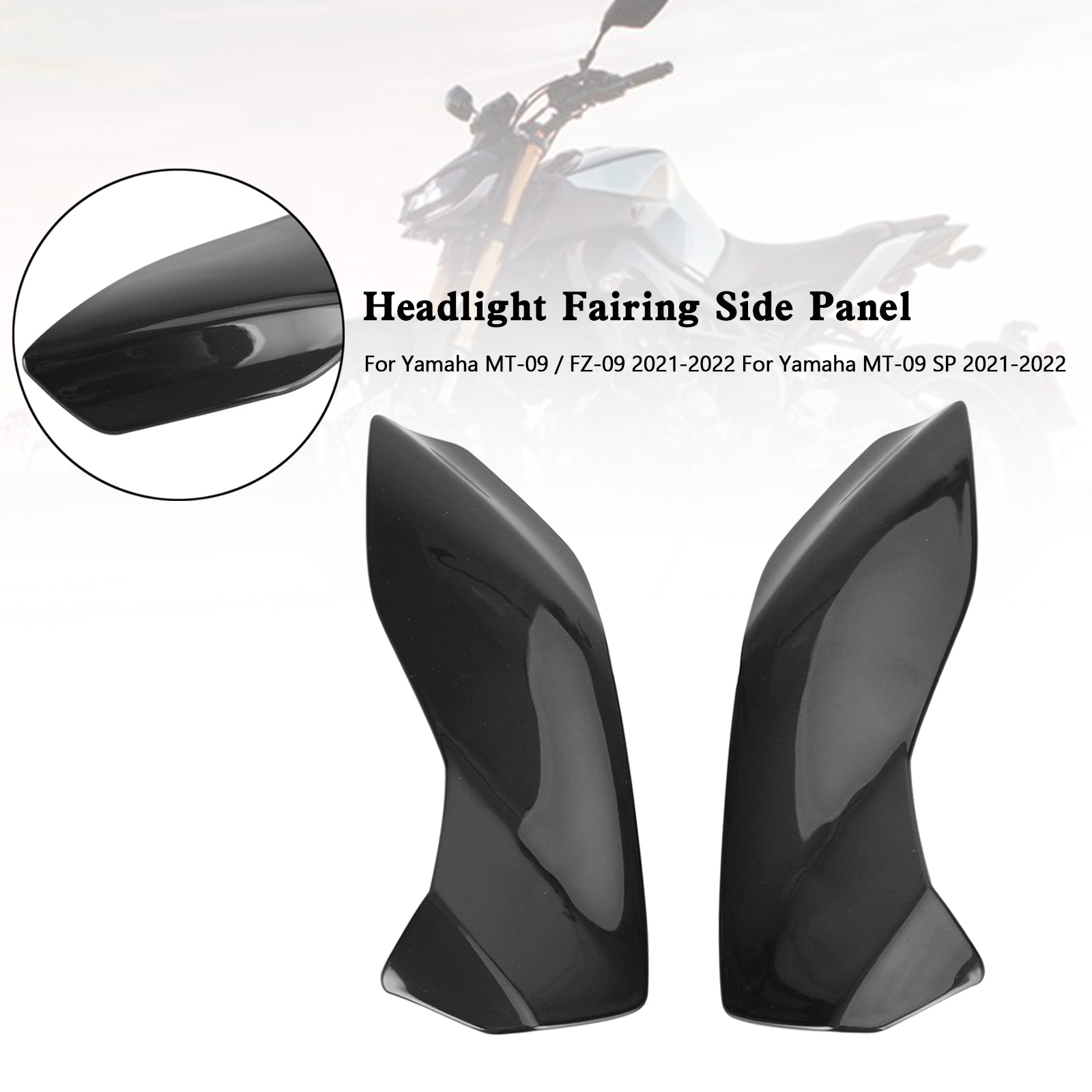 Headlight Fairing Side Panel For Yamaha MT-09 FZ09 MT-09 SP 2021-2022