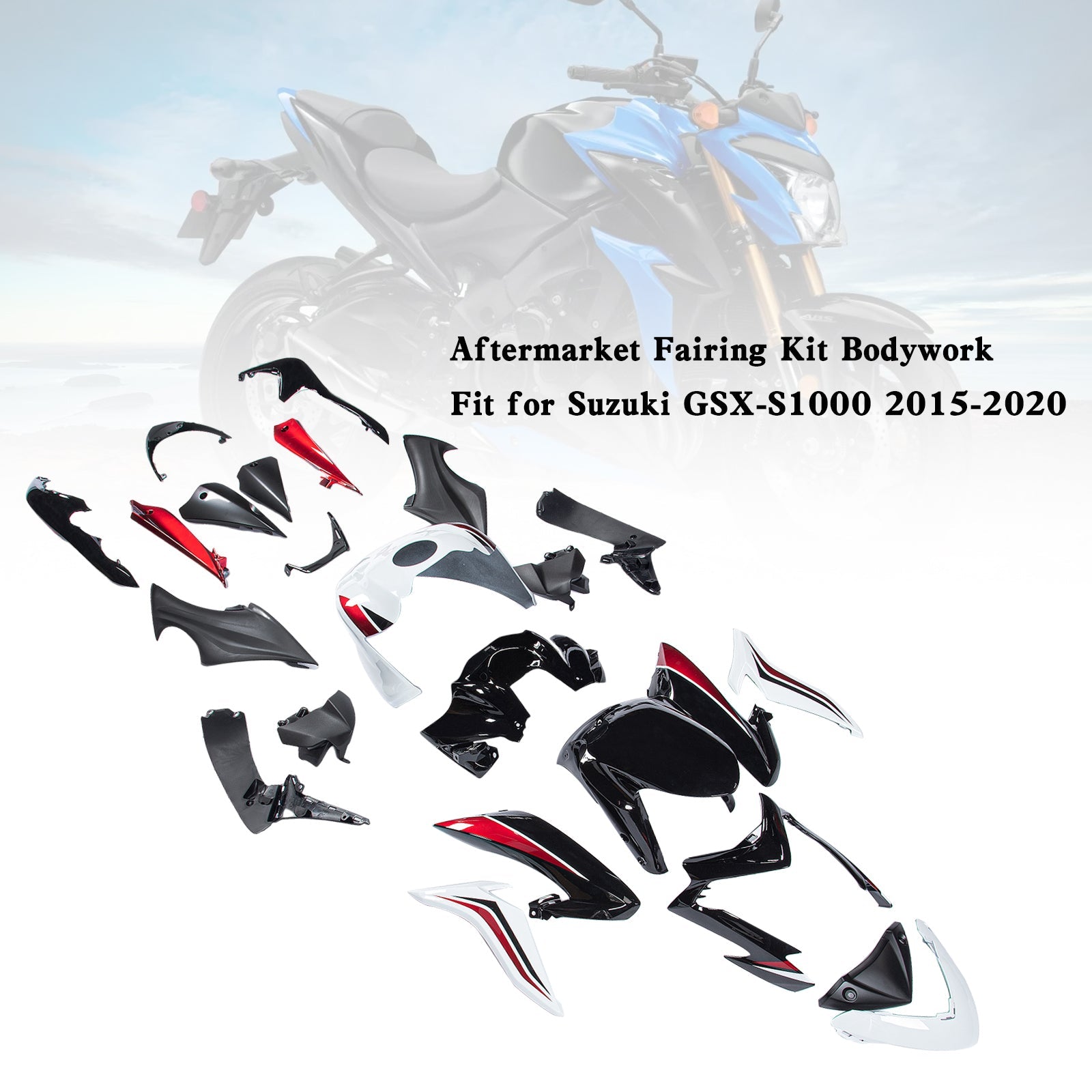 Suzuki GSX-S 1000 2015-2020 Plastic Bodywork Fairing Kit