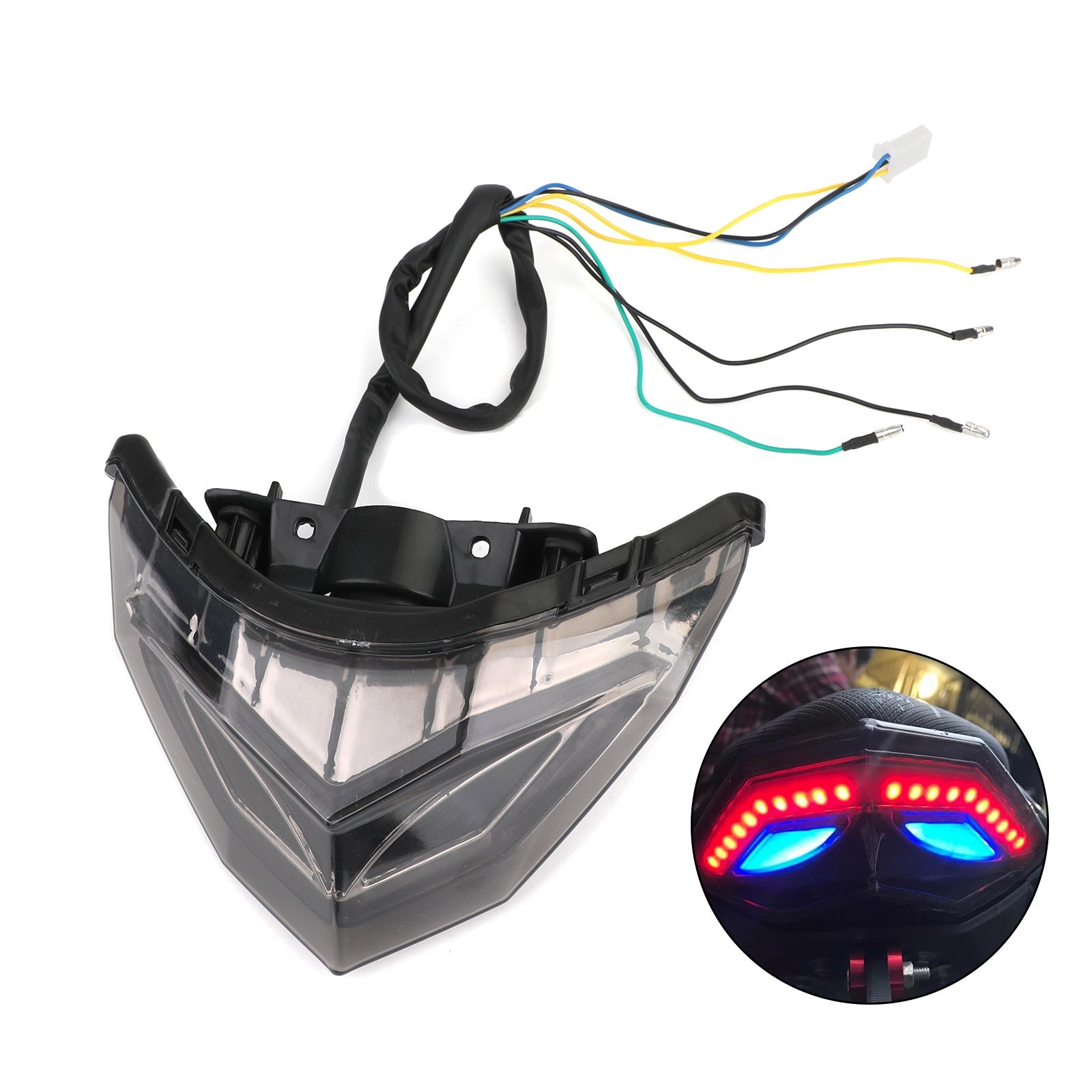 KAWASAKI Ninja 250 300 2013-2017용 후방 브레이크 방향 지시등 테일라이트 일반