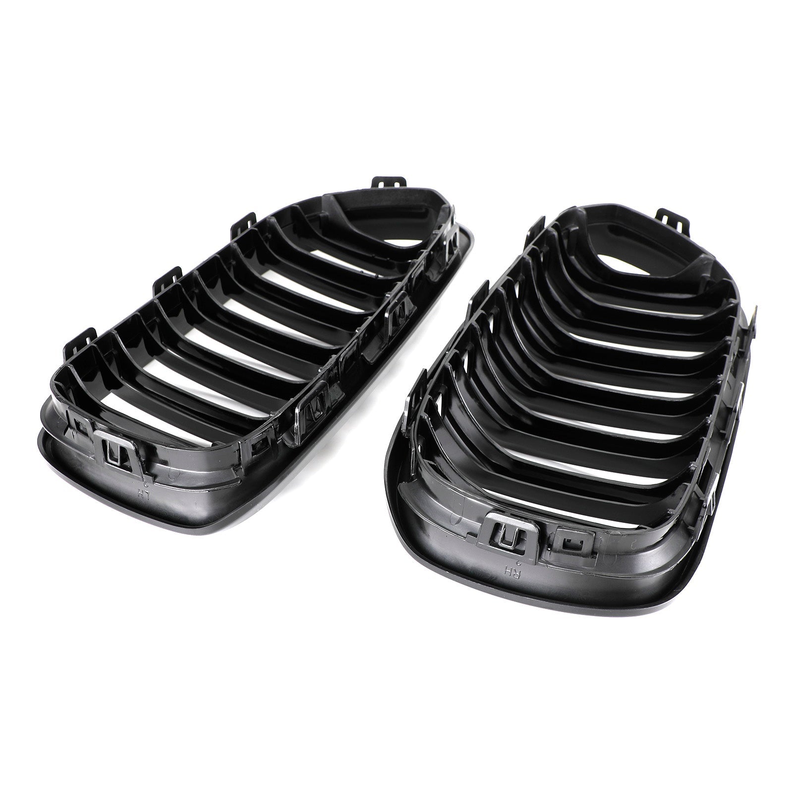 BMW 1 Series F20 F21 2015-2017 Gloss Black Double Front Kidney Grill Grille