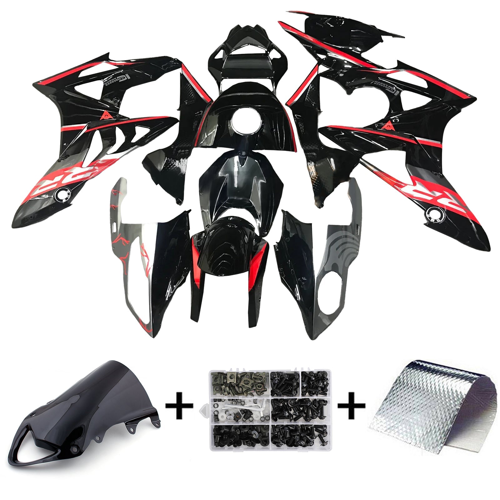 Amotopart BMW S1000RR 2009-2014 Fairing Kit Bodywork Plastic ABS
