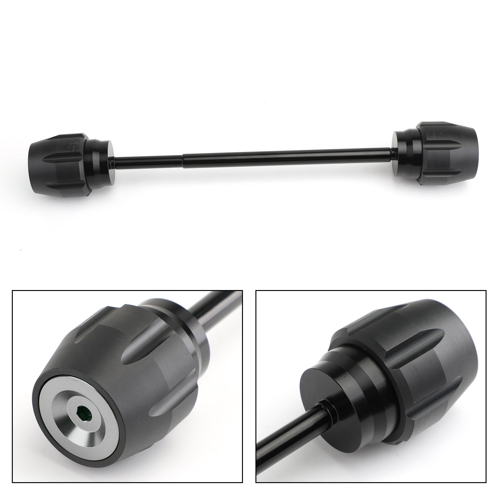 FRONT Axle Fork Crash Sliders Wheel Pad Fit for Kawasaki Z900 ZR900 17-19 Generic