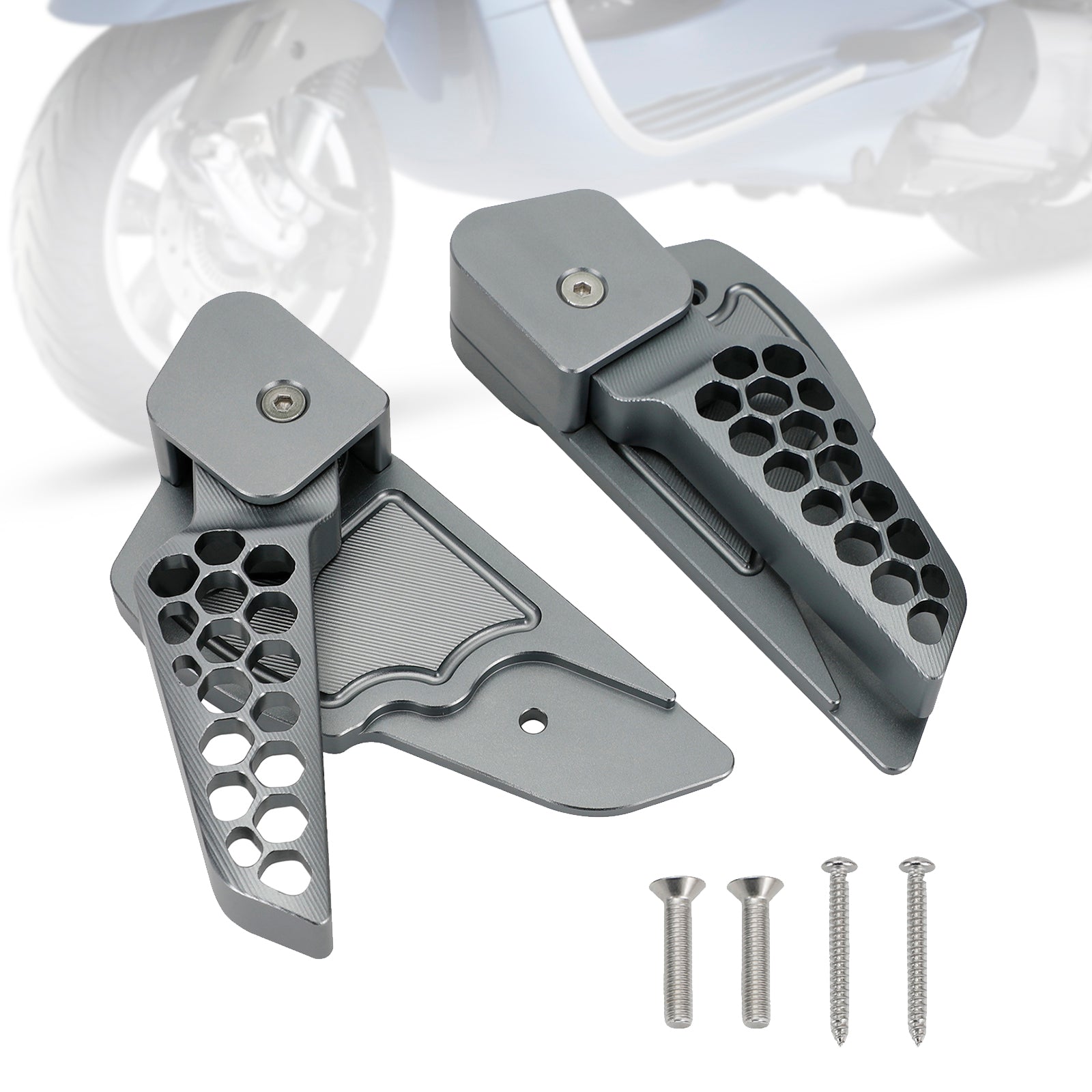 2017-2020 Vespa Primavera/Sprint 125 150 Rear Footrests Foot Peg