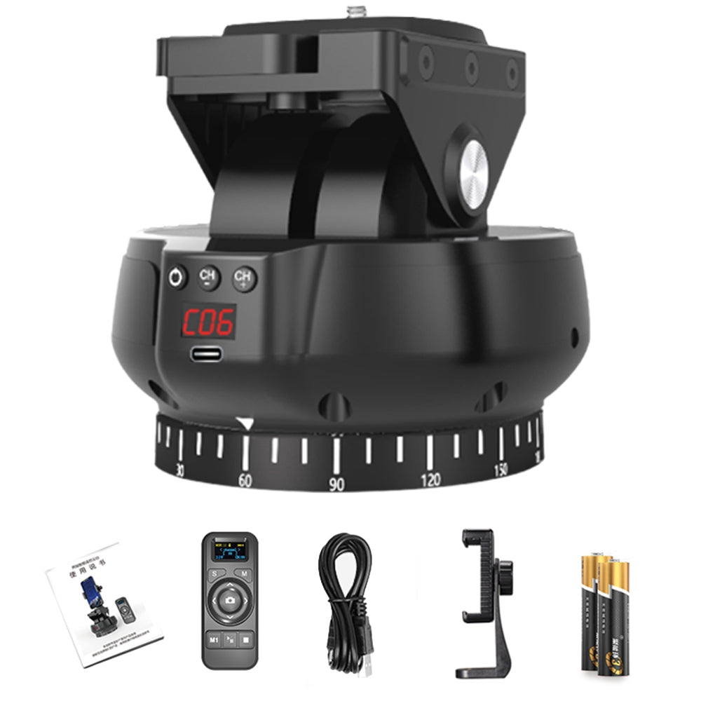 360??Panoramic Rotating Head Pan Tilt Suitable for mobile Phones/Cameras etc