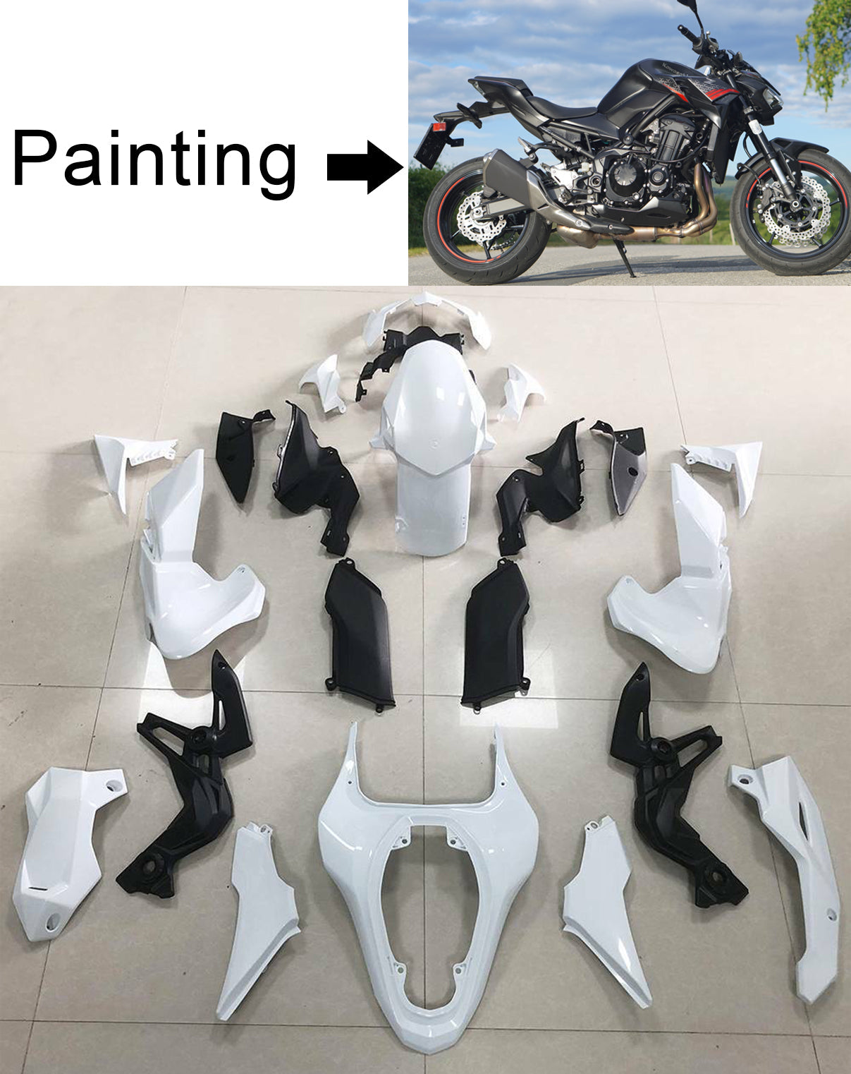 Kit de carenado Kawasaki Z900 2020-2021