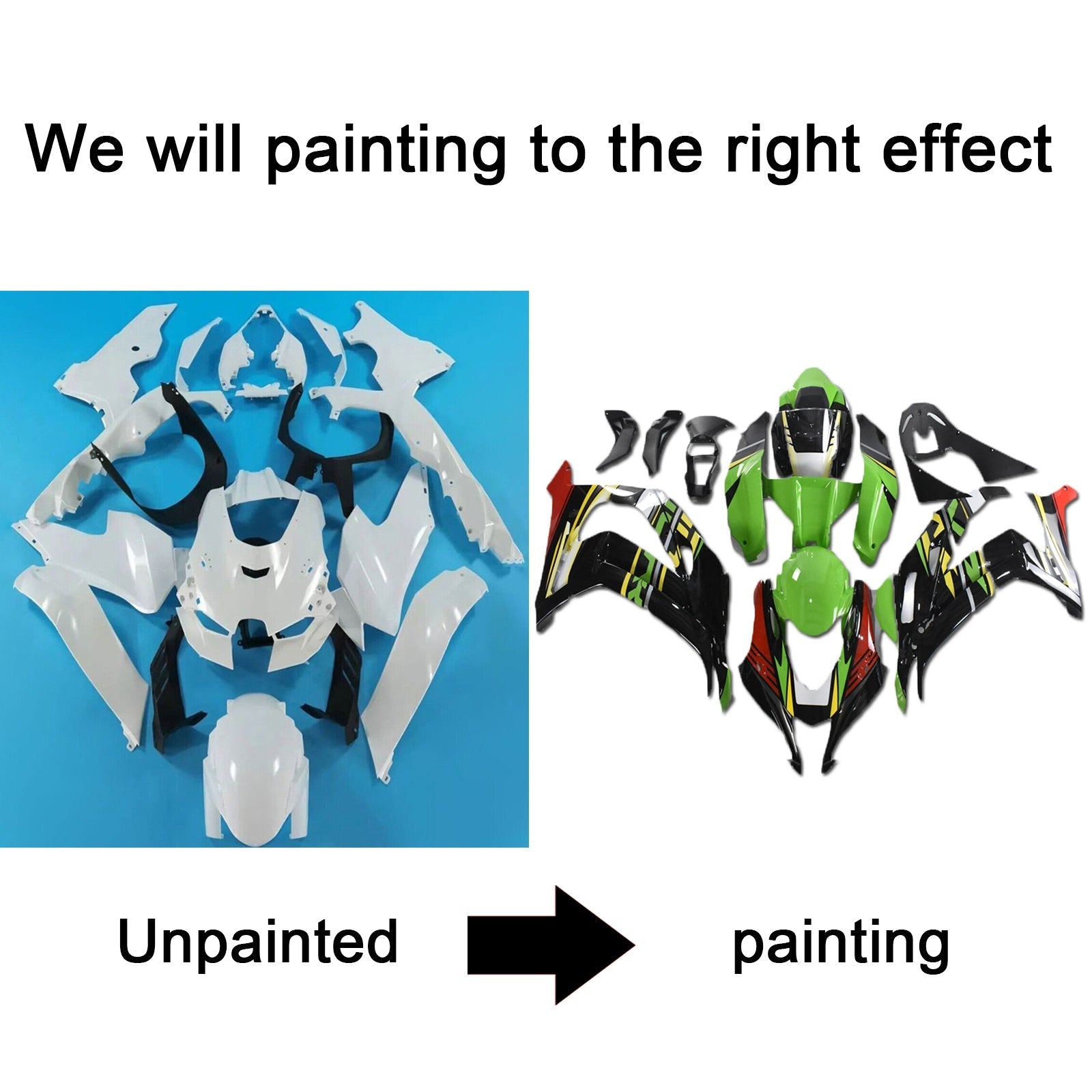 Kawasaki ZX-10R ZX-10RR 2021-2025 Fairing Kit Bodywork ABS