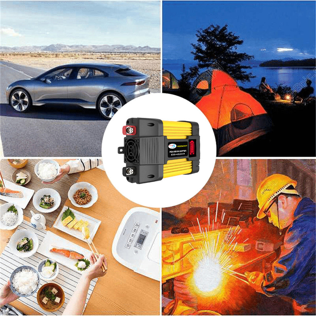 4000W 차량용 사인파 인버터 (LED 디스플레이 포함) DC 12V ~ AC 220V 인버터