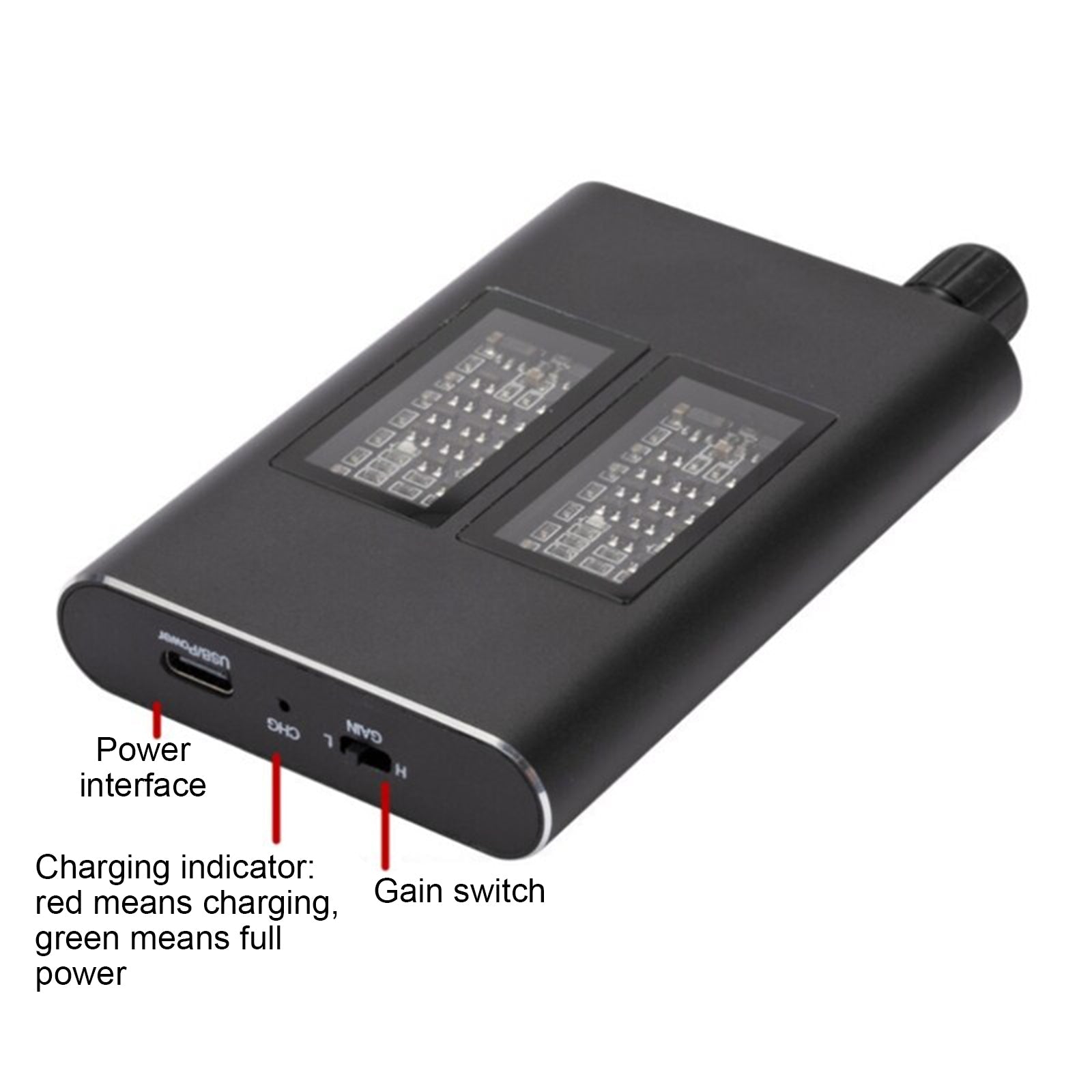 HIFI Headset Amplifier Companion Walkman Portable Adjustable AMP 3.5mm AUX Port