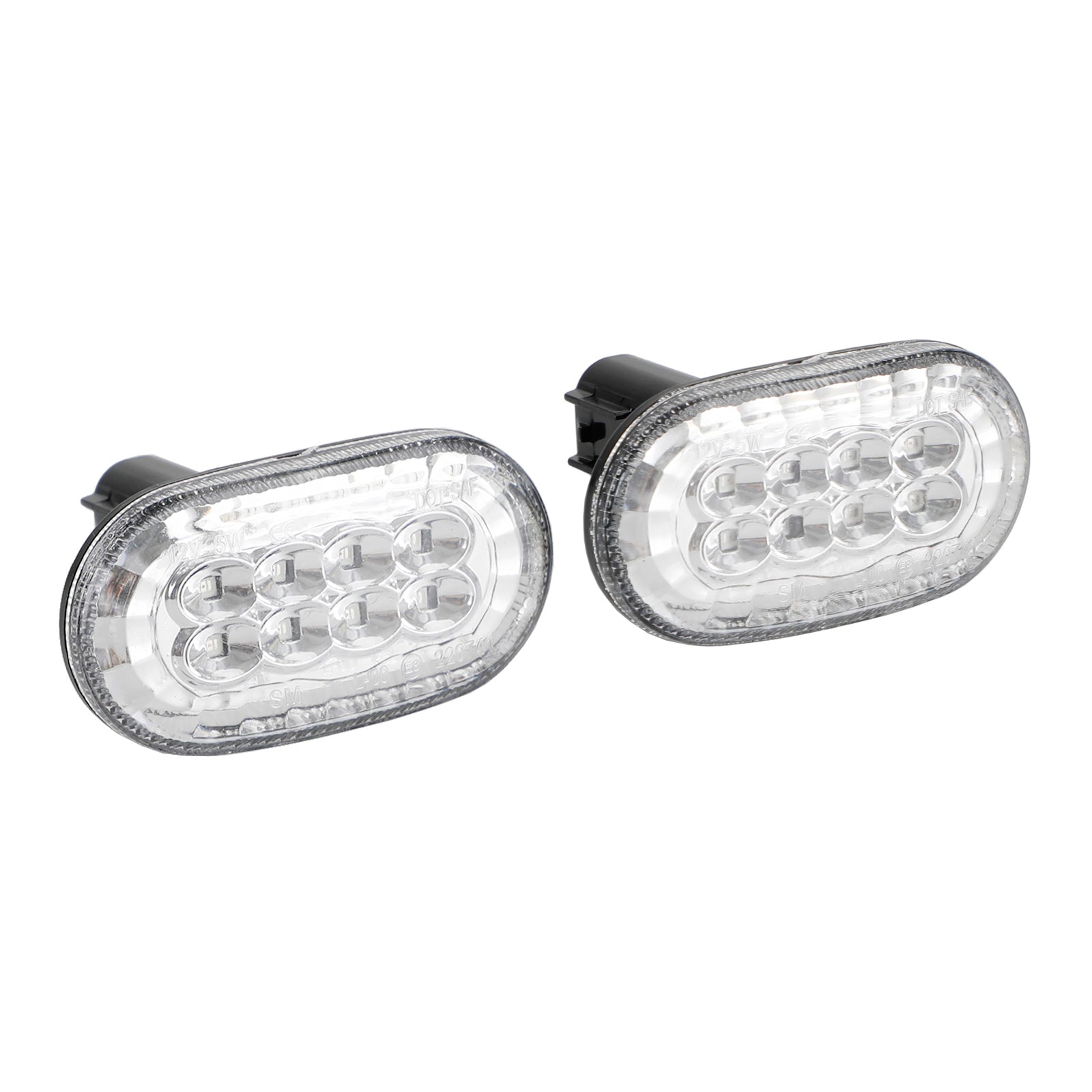 Par de luces de señal de giro de marcador lateral para Suzuki Jimny JB64 JB74 transparente