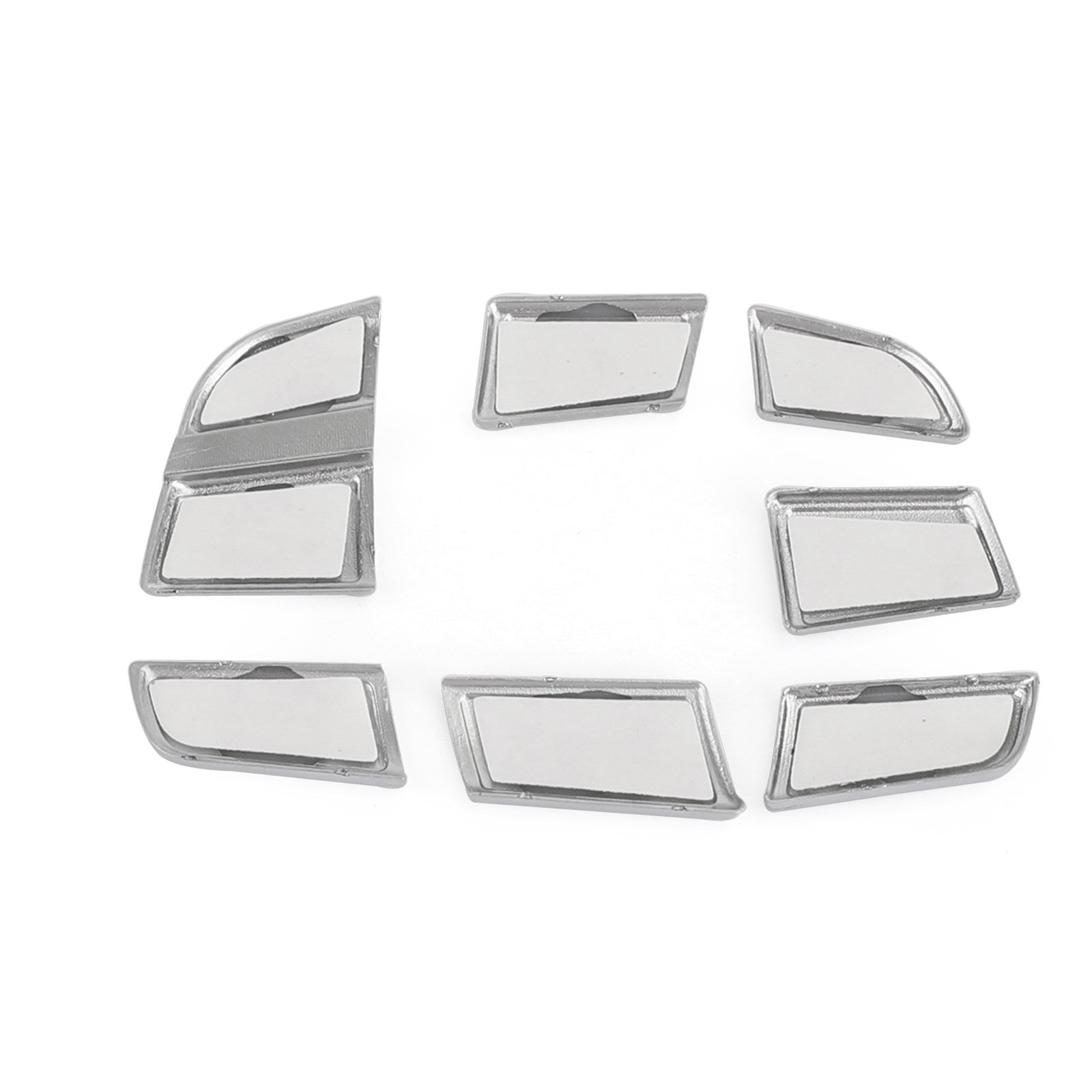 7x Inner Steering Wheel Button Trim Cover Fit For BMW X3 F25???11-17??X4 F26???14-17?? Generic