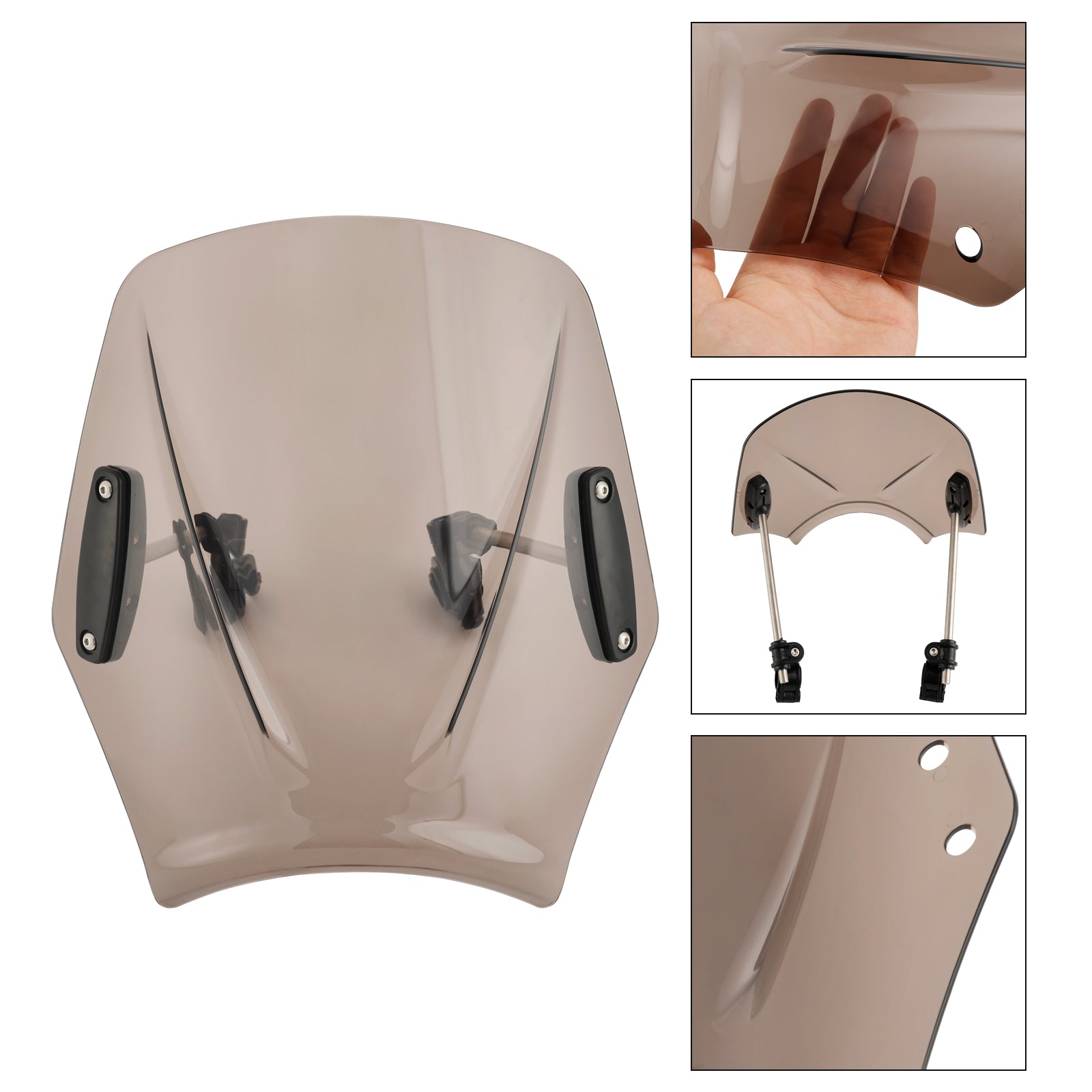 Windshield WindScreen Universal fits for Motorcycle with 22mm / 7/8" handlebar