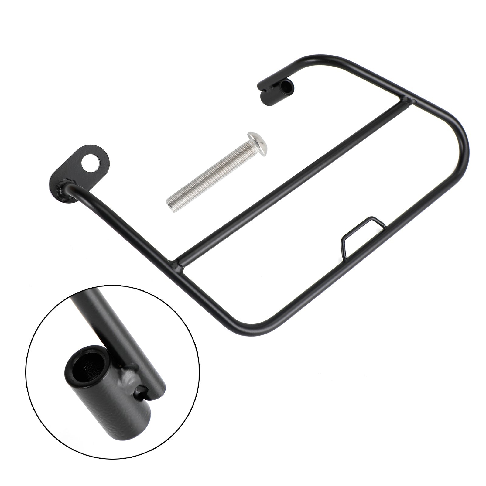 Side Saddle Bag Mounting Bracket Black Fit for HONDA Super Cub 125 18-22 21