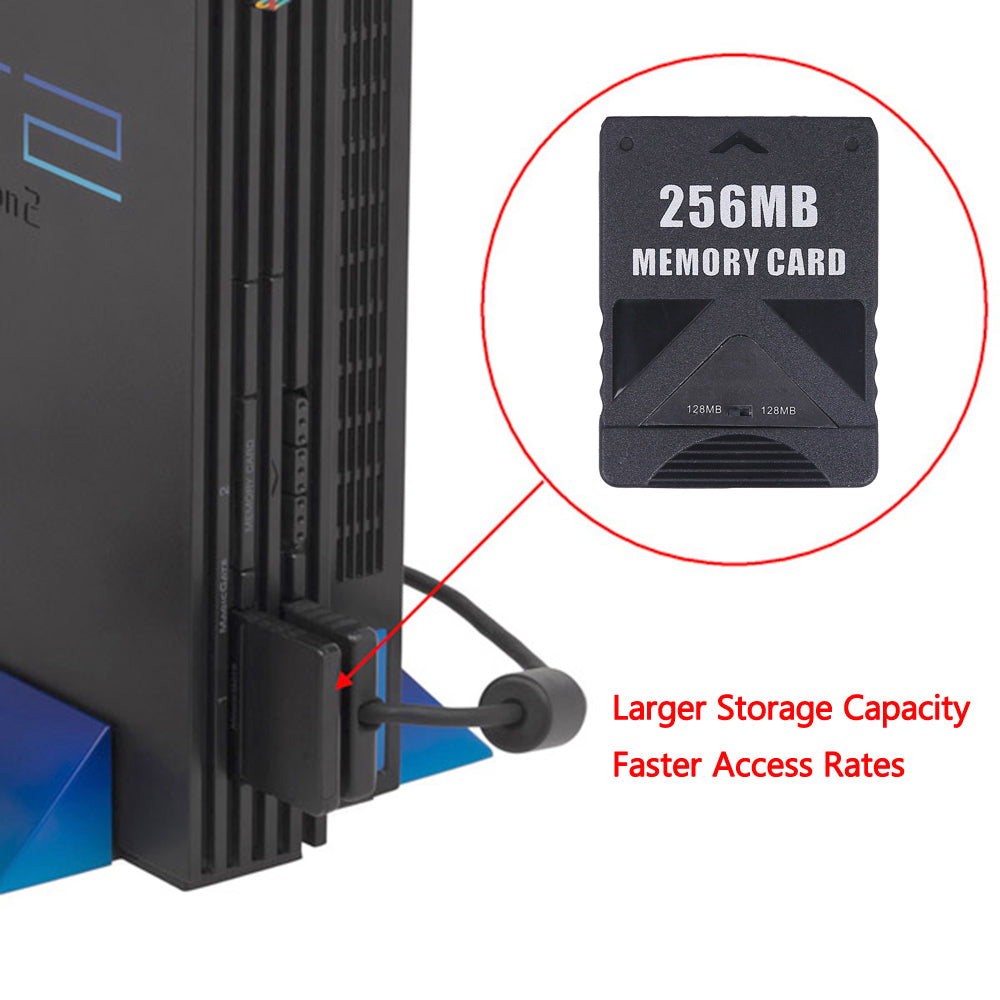 Memory Card for Sony 256MB Megabyte PS2 Slim Game Data Console