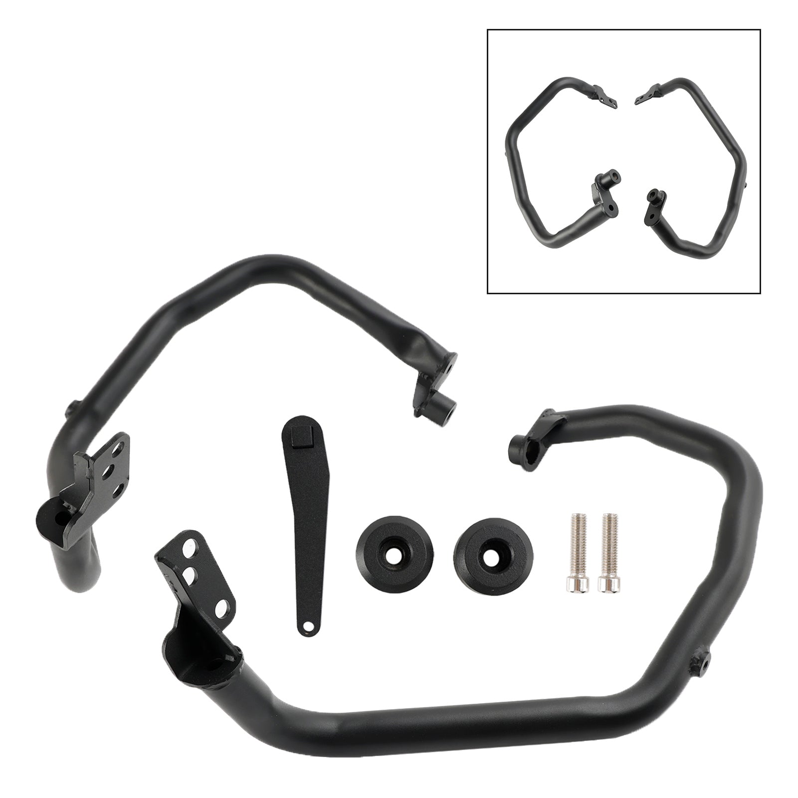 Engine Guard Crash Bar Frame Protector Bumper Black For Tr Rocket 3 Gt 2020-2025