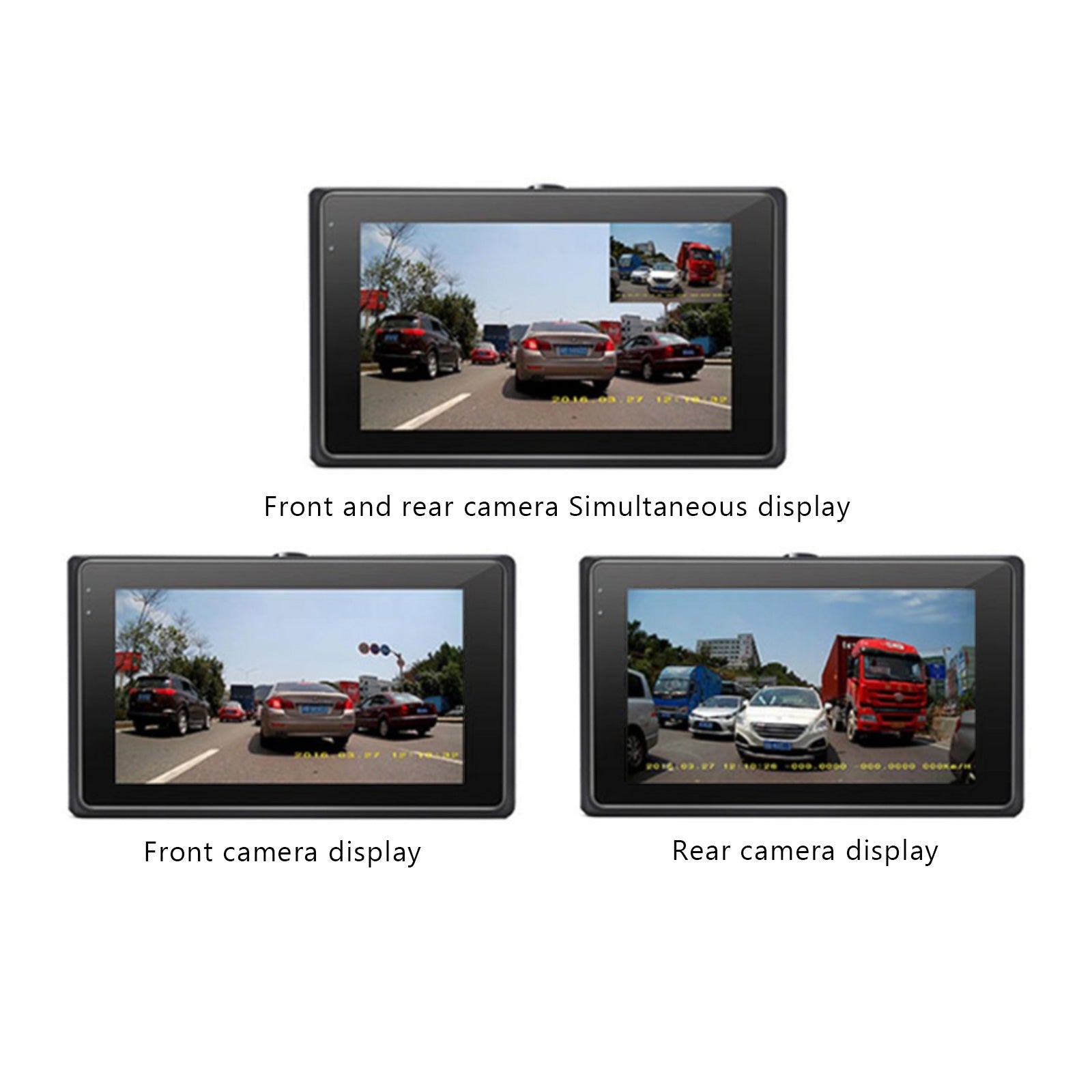 3" 140~ Waterproof Dual Action Camera Video Recorder DVR for Motorcycle IP68