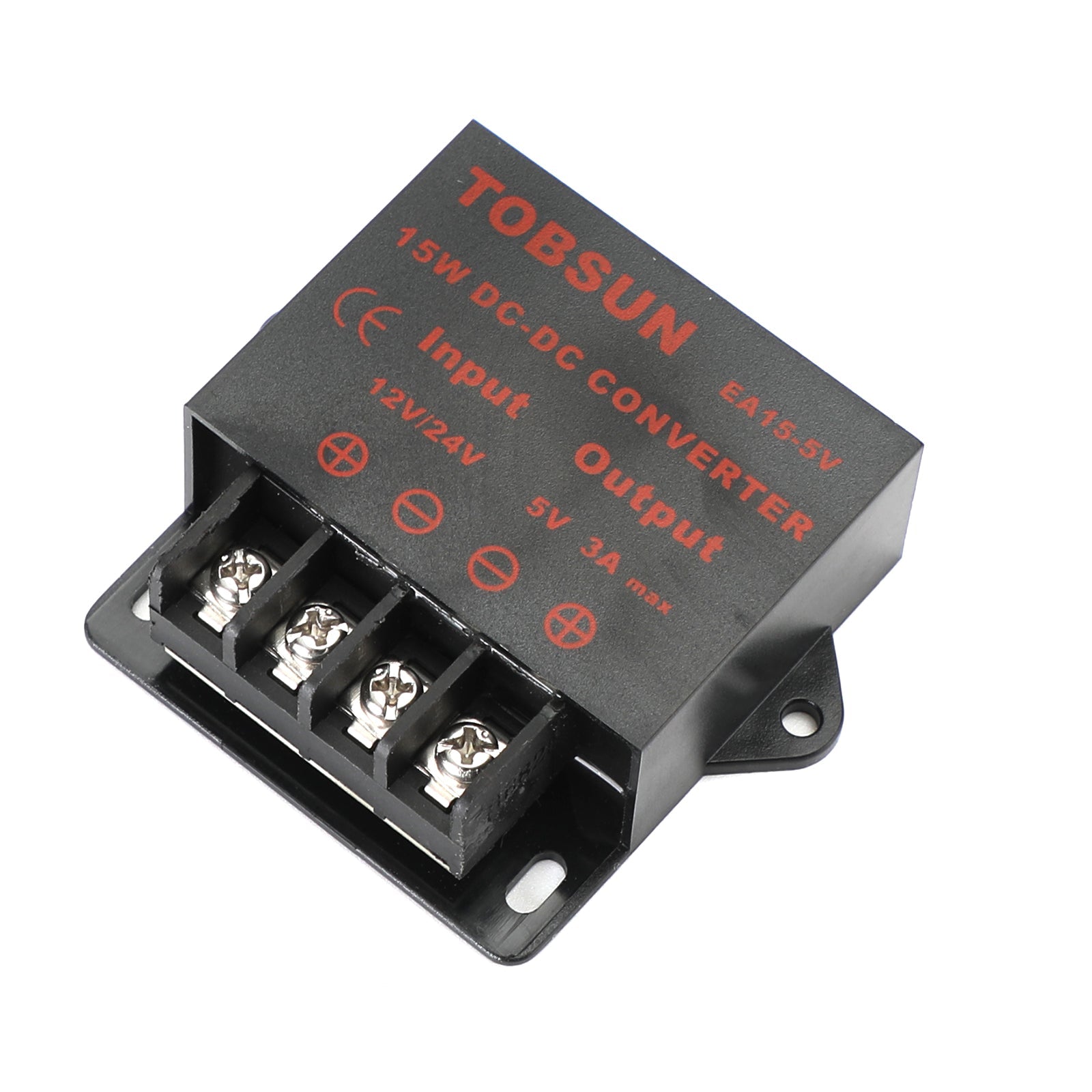 DC-DC 12V/24V to 5V 3A 15W Step Down Regulator Module Voltage Converter Meter