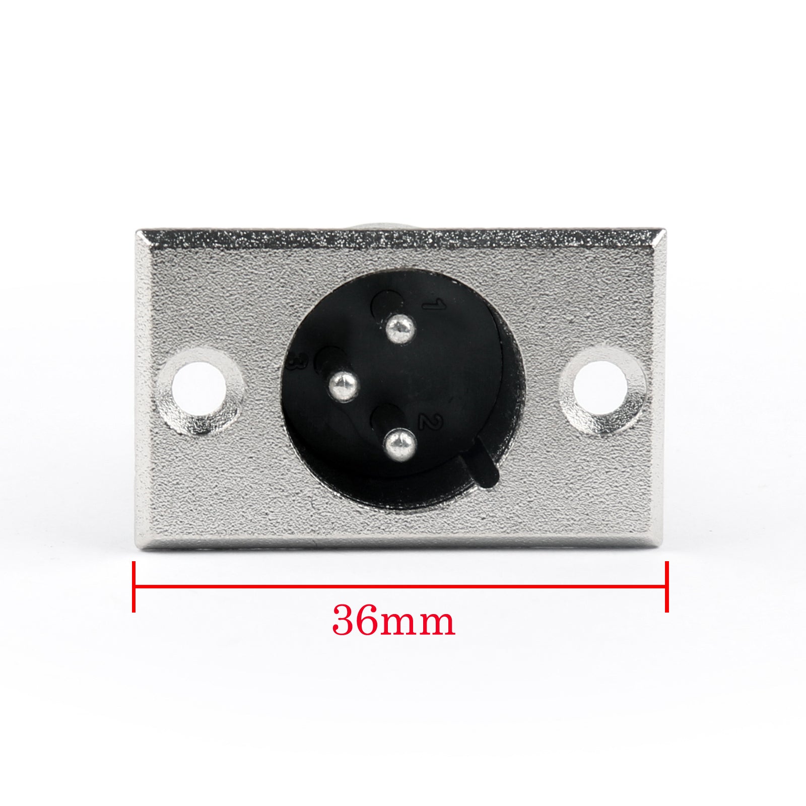 10Pcs XLR 3Pin Metal Male Jack Panel Mount Chassis PCB Socket For Microphone