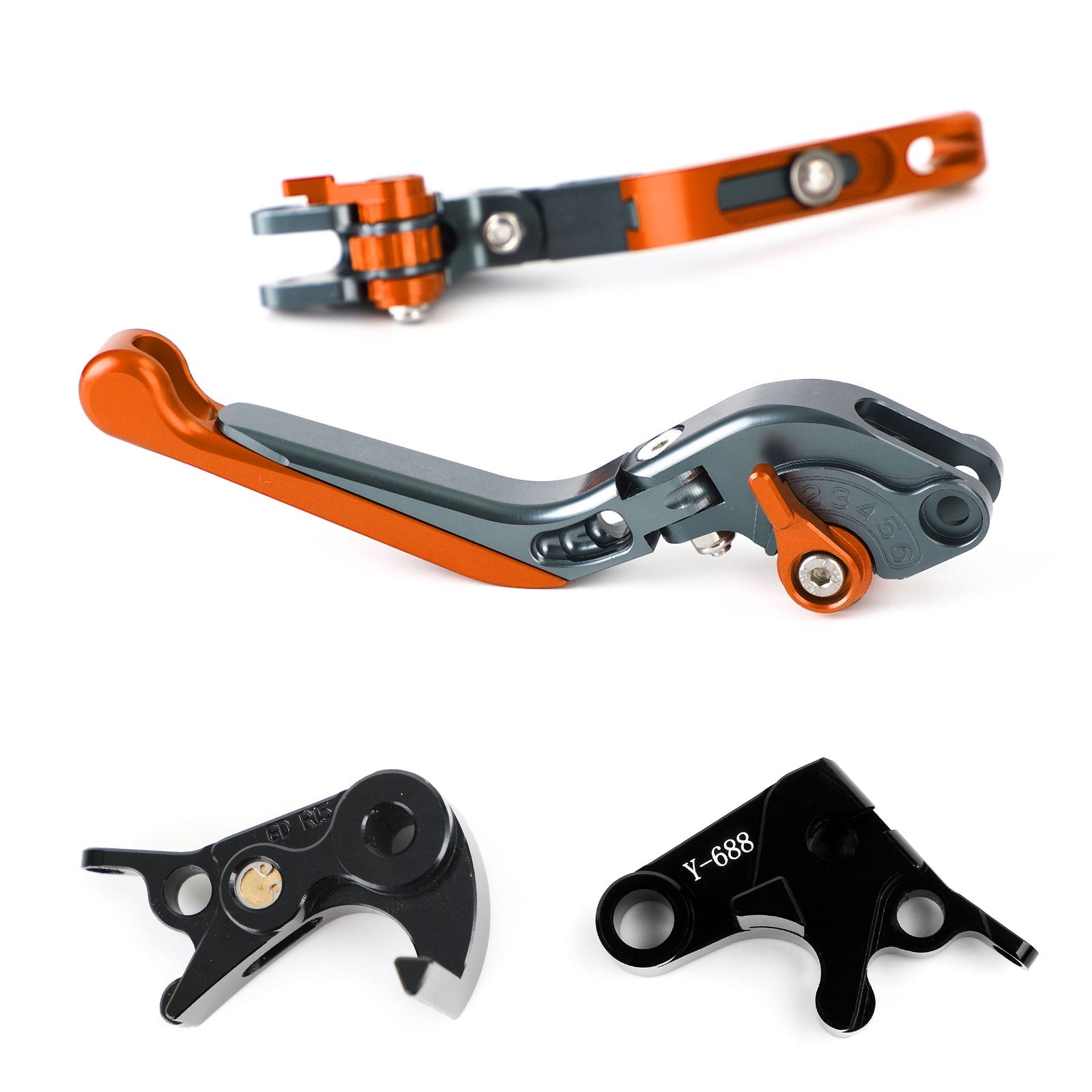 야마하 MT-09 트레이서 900/GT 21-22 YZF R6 17-20 제네릭용 조절식 클러치 브레이크 레버