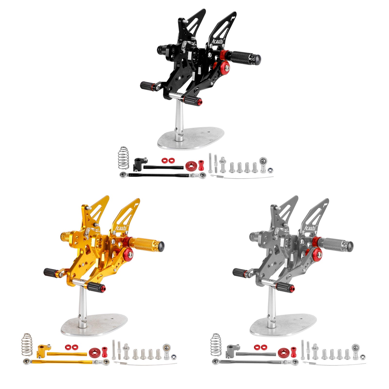 2019-2024 Honda CB CBR 650 R 650 F CNC Aluminum Rearsets Footpegs